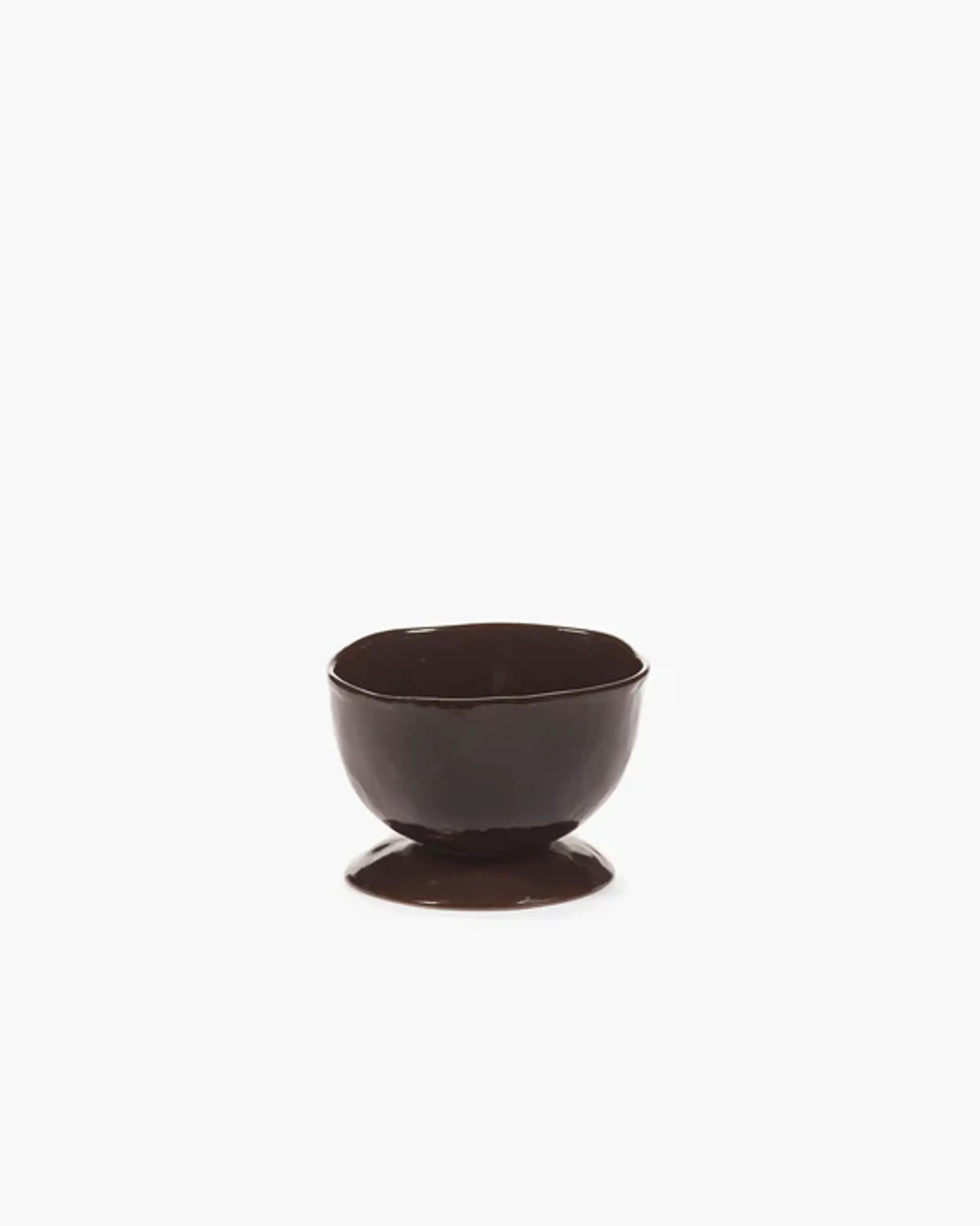 Serax - Bowl - High Bowl On Foot La Mère - Ebony S