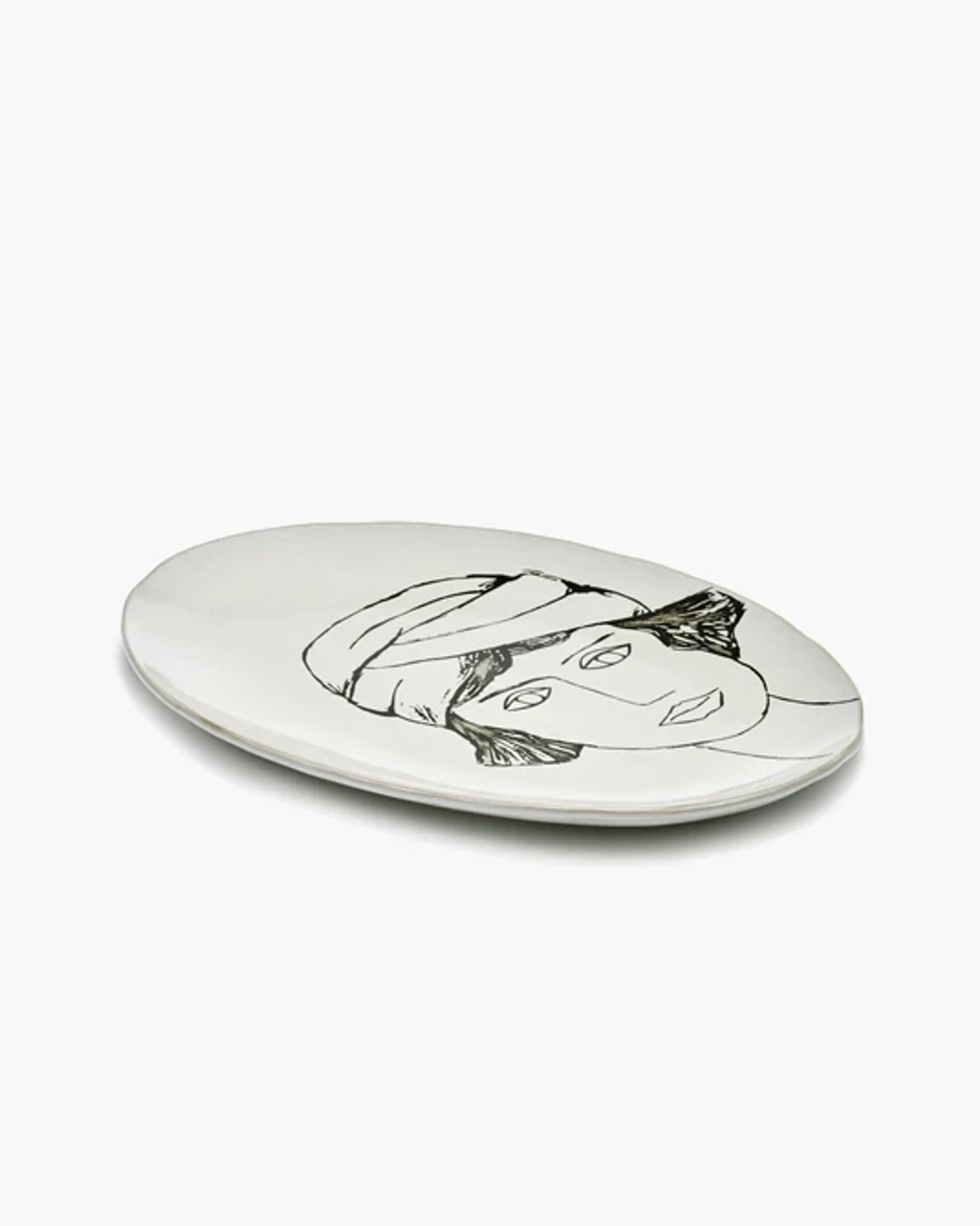 Serax - Plaque - Oval Plate La Mère - Off White