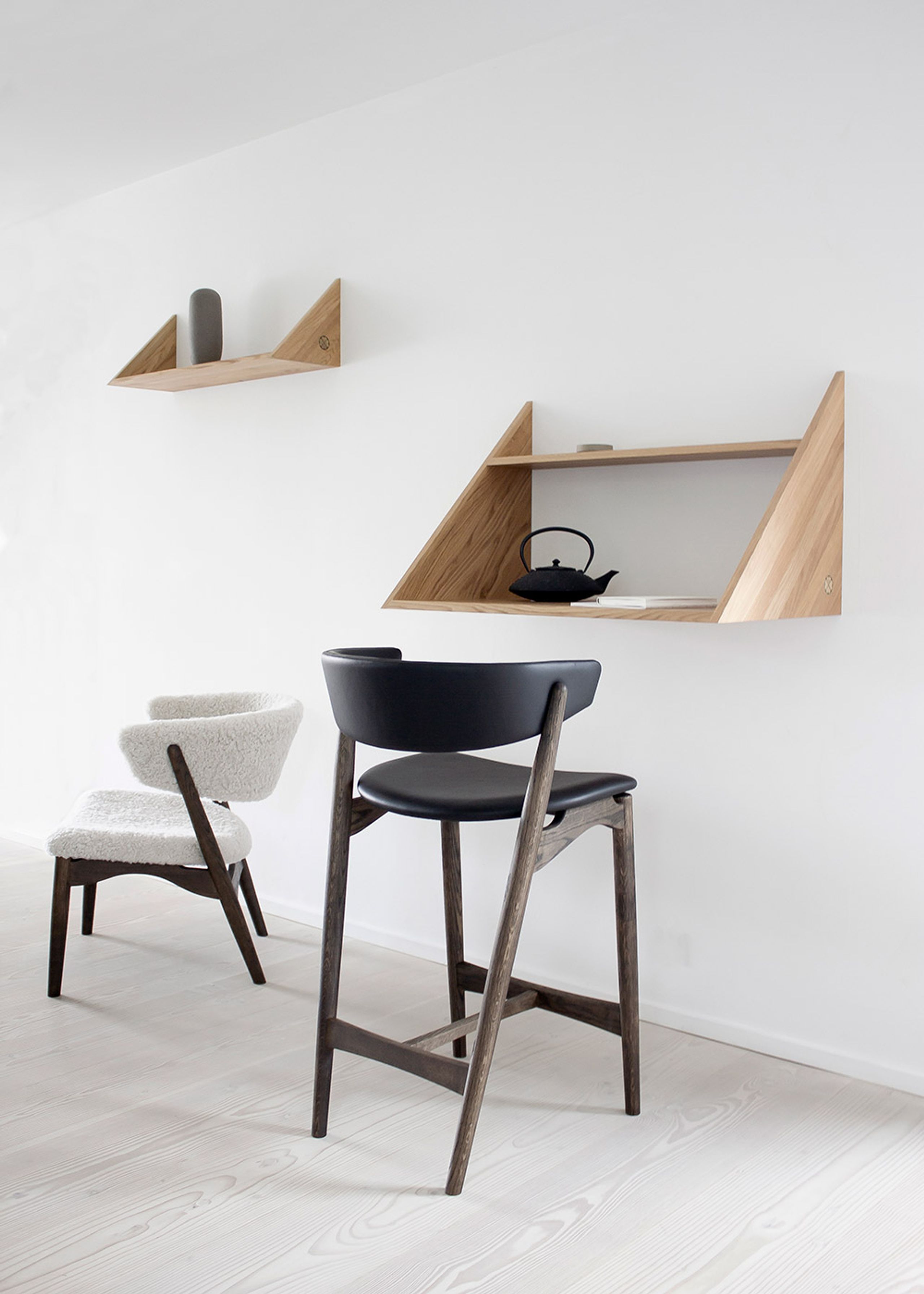 Sibast Furniture - Tabouret de bar - Sibast No.7 Barstool - Soaped Oak / Remix 123