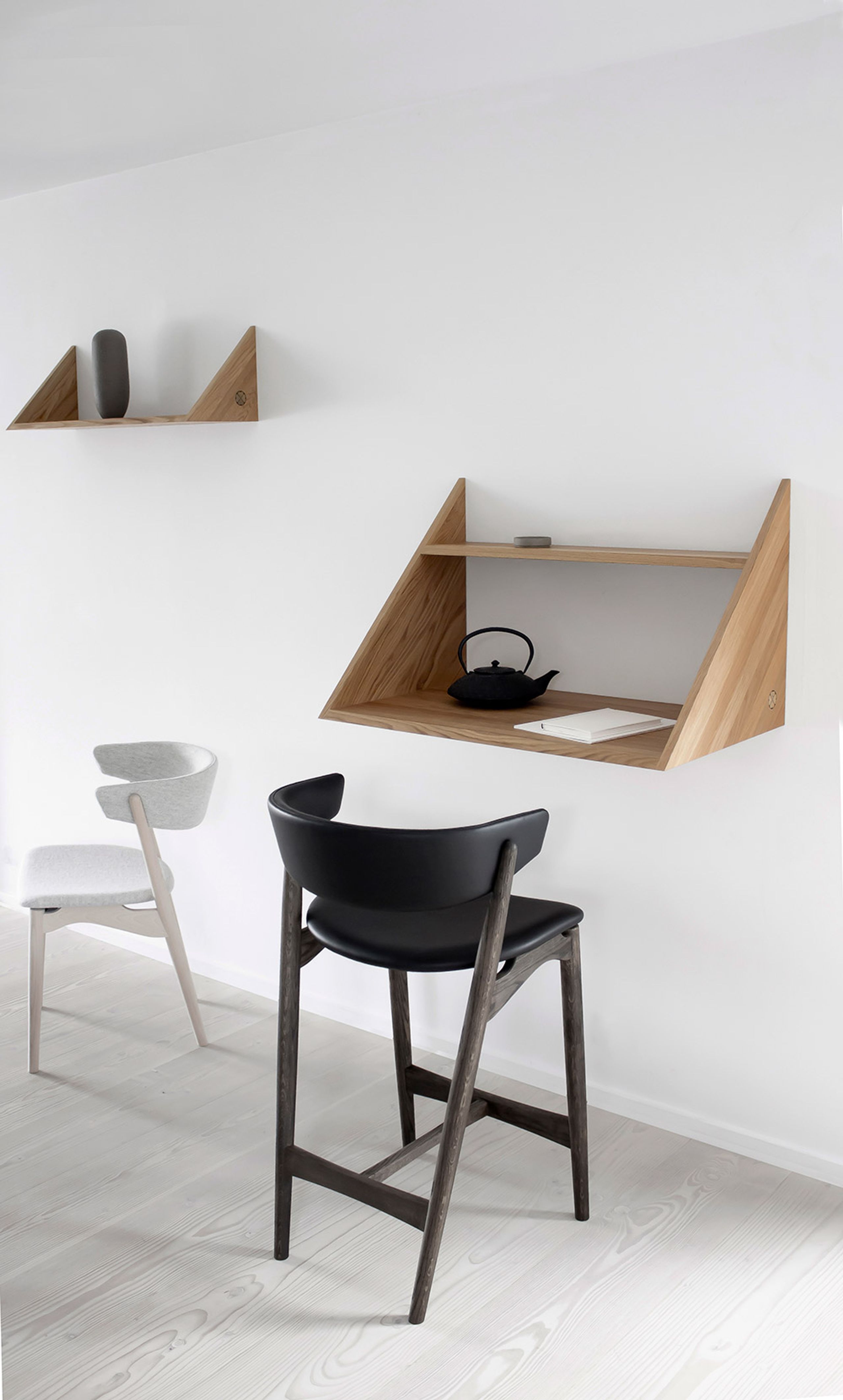 Sibast Furniture - Tabouret de bar - Sibast No.7 Barstool - Soaped Oak / Remix 123