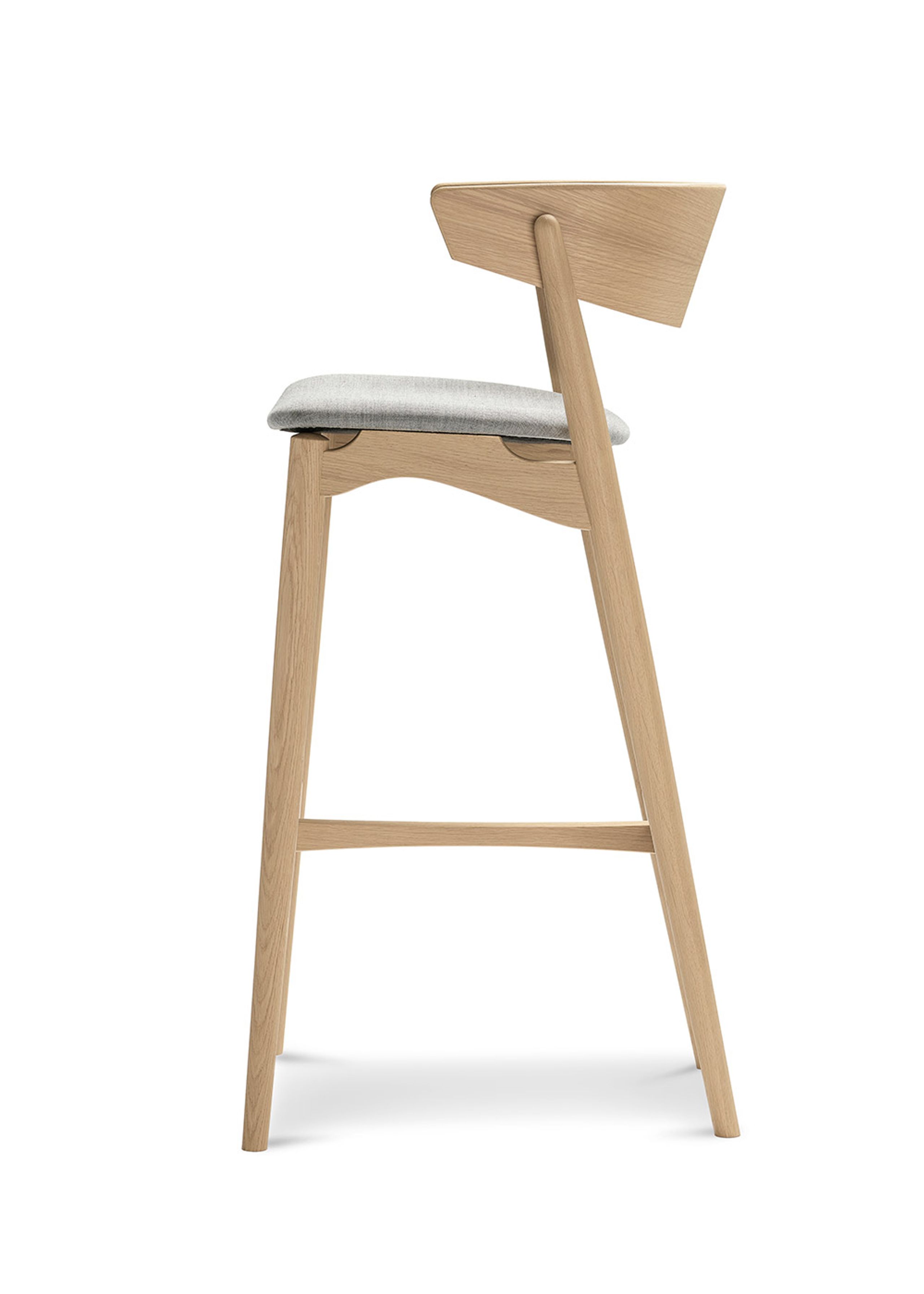 Sibast Furniture - Tabouret de bar - Sibast No.7 Barstool - Soaped Oak / Remix 123