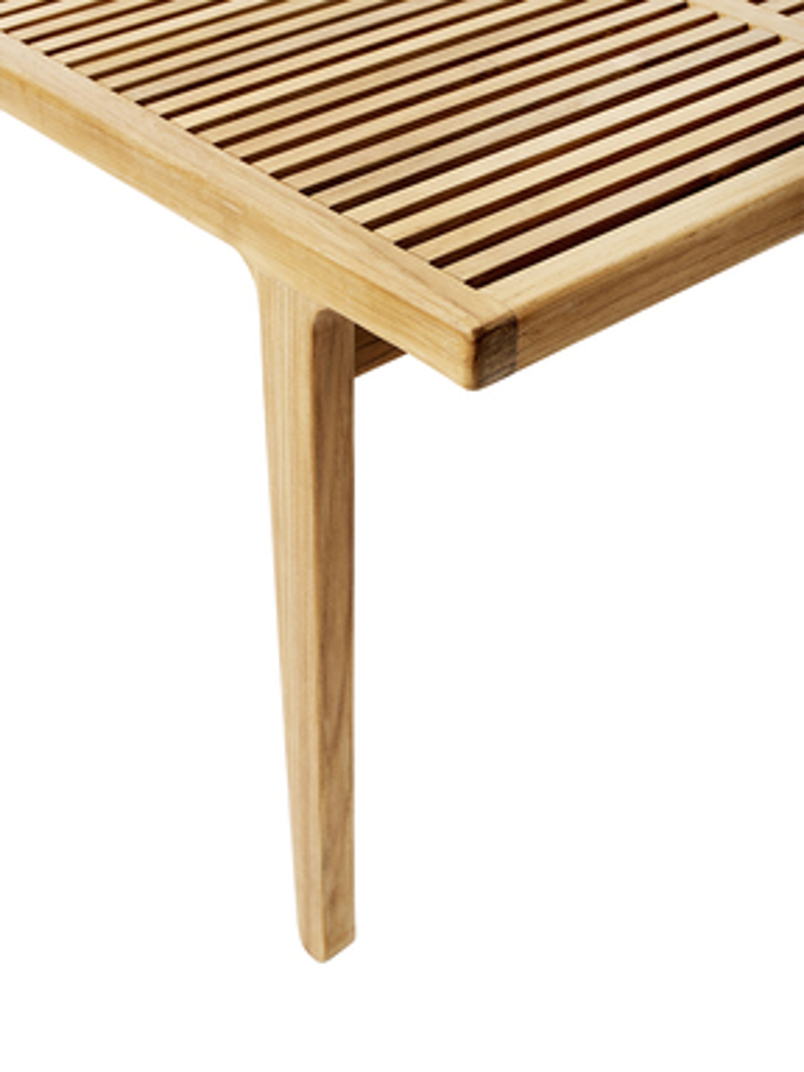Sibast Furniture - Gartentisch - Rib Dining Table - Teak 100