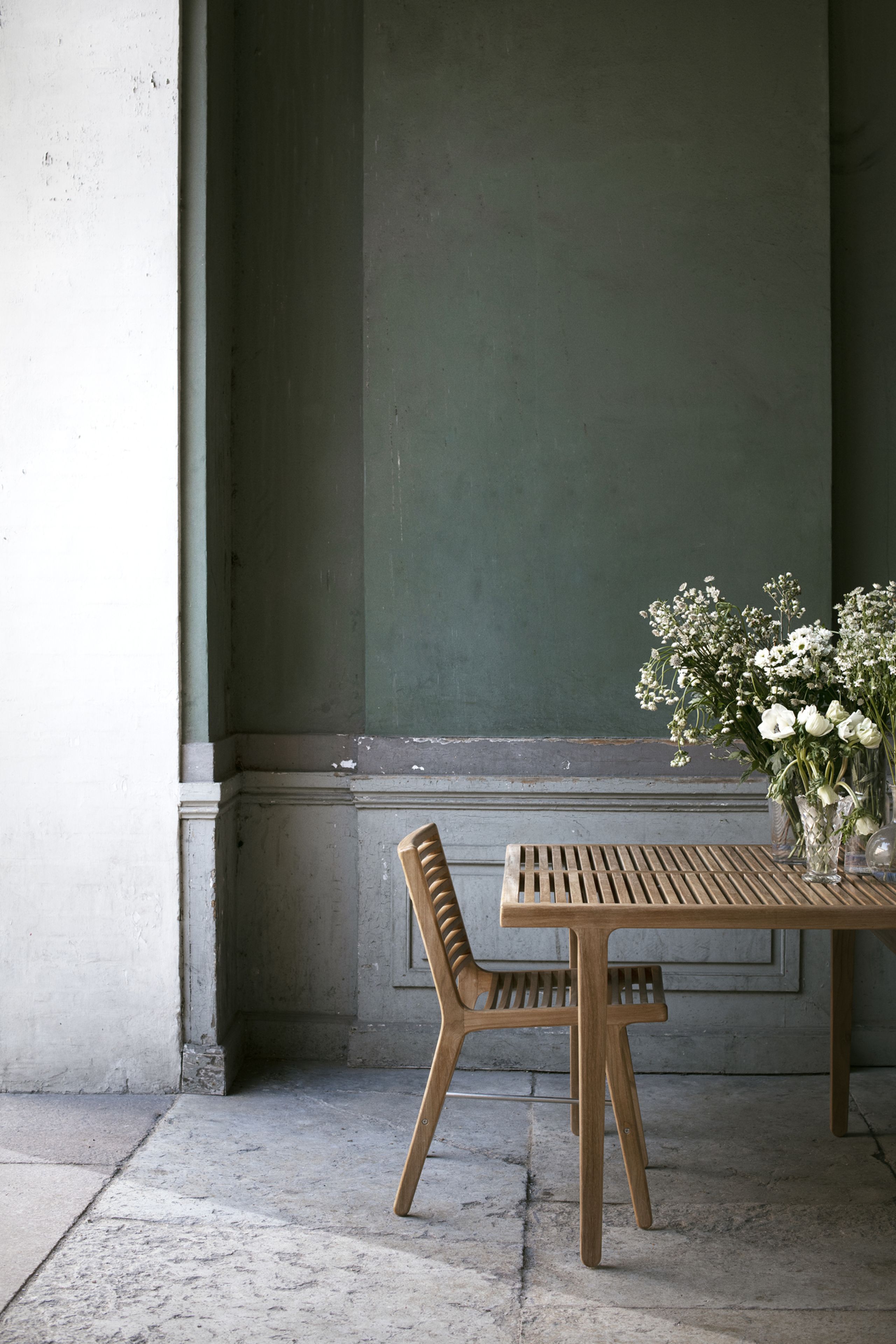 Sibast Furniture - Gartentisch - Rib Dining Table - Teak 100