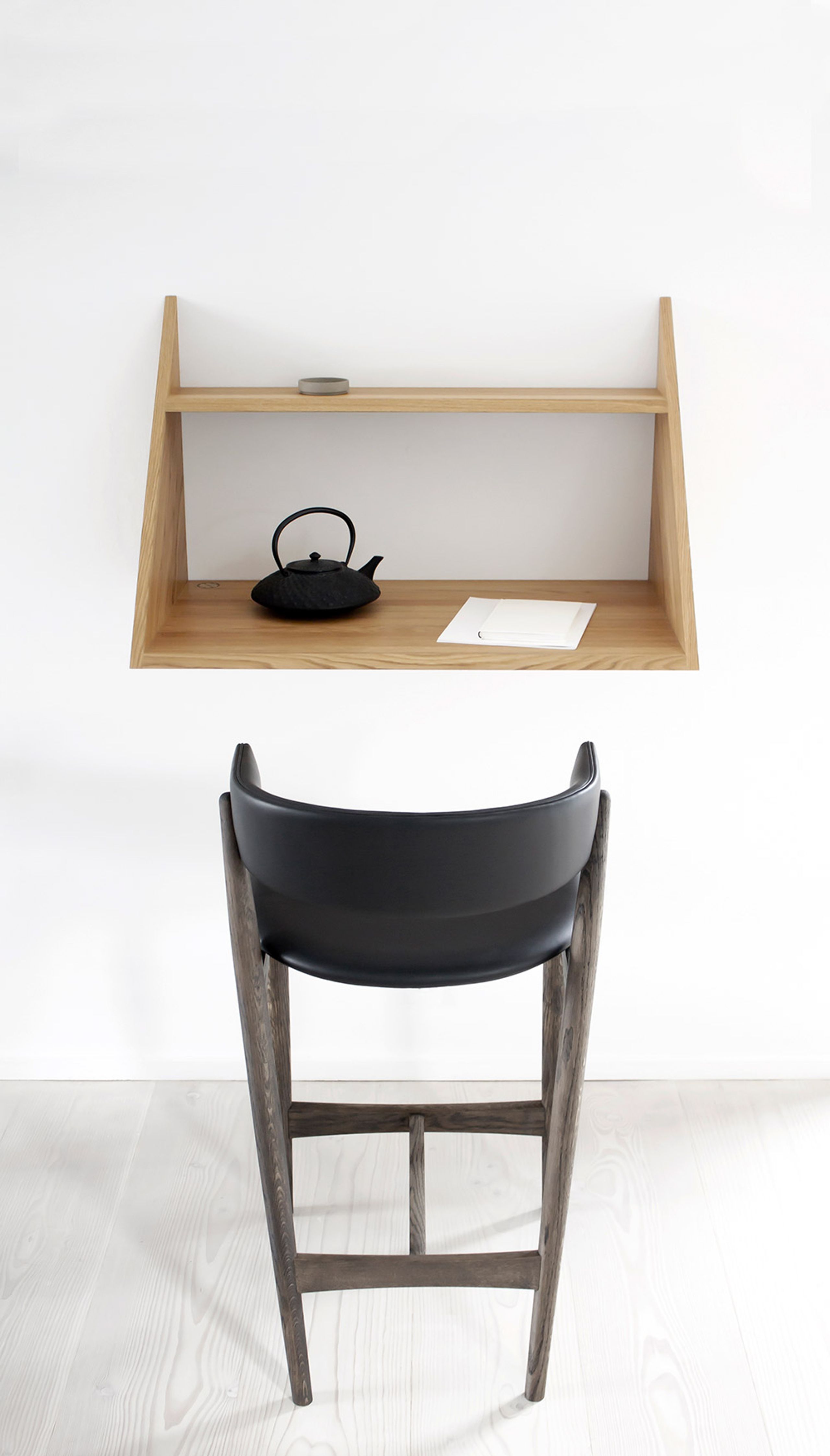 Sibast Furniture - Desk - Xlibris Wall Desk - Natural Oiled Oak
