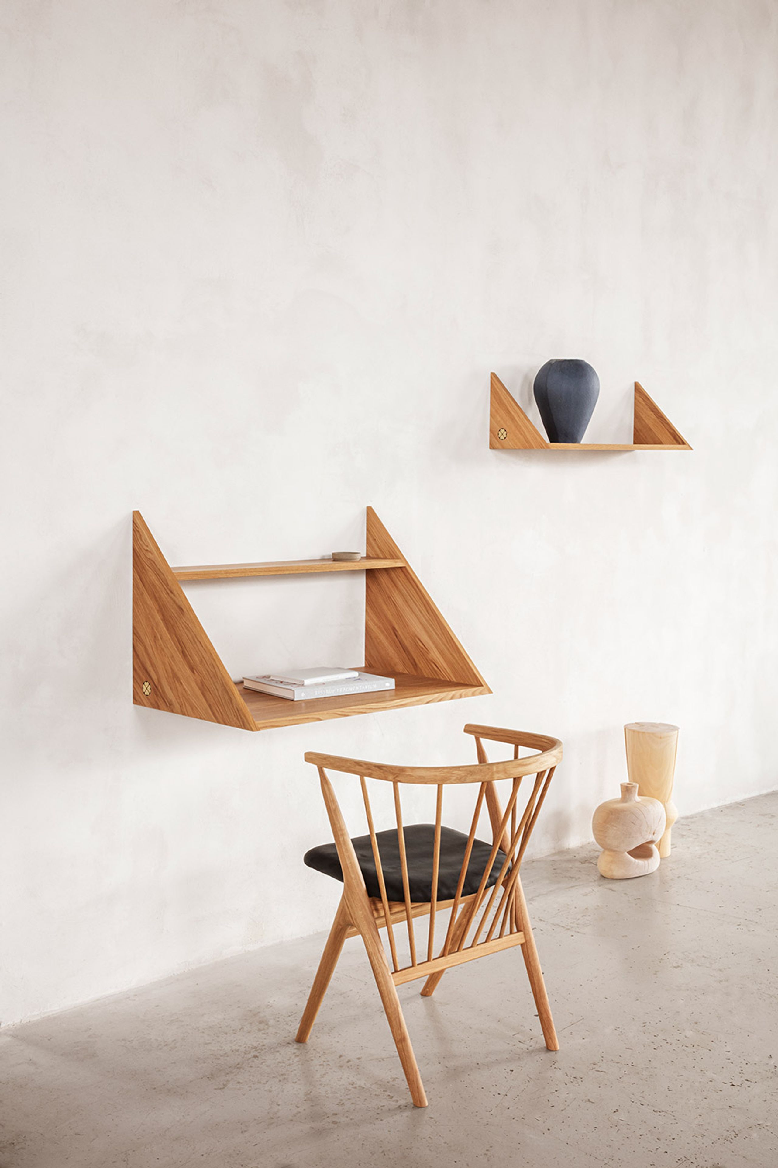 Sibast Furniture - Bureau - Xlibris Wall Desk - Smoked Oak