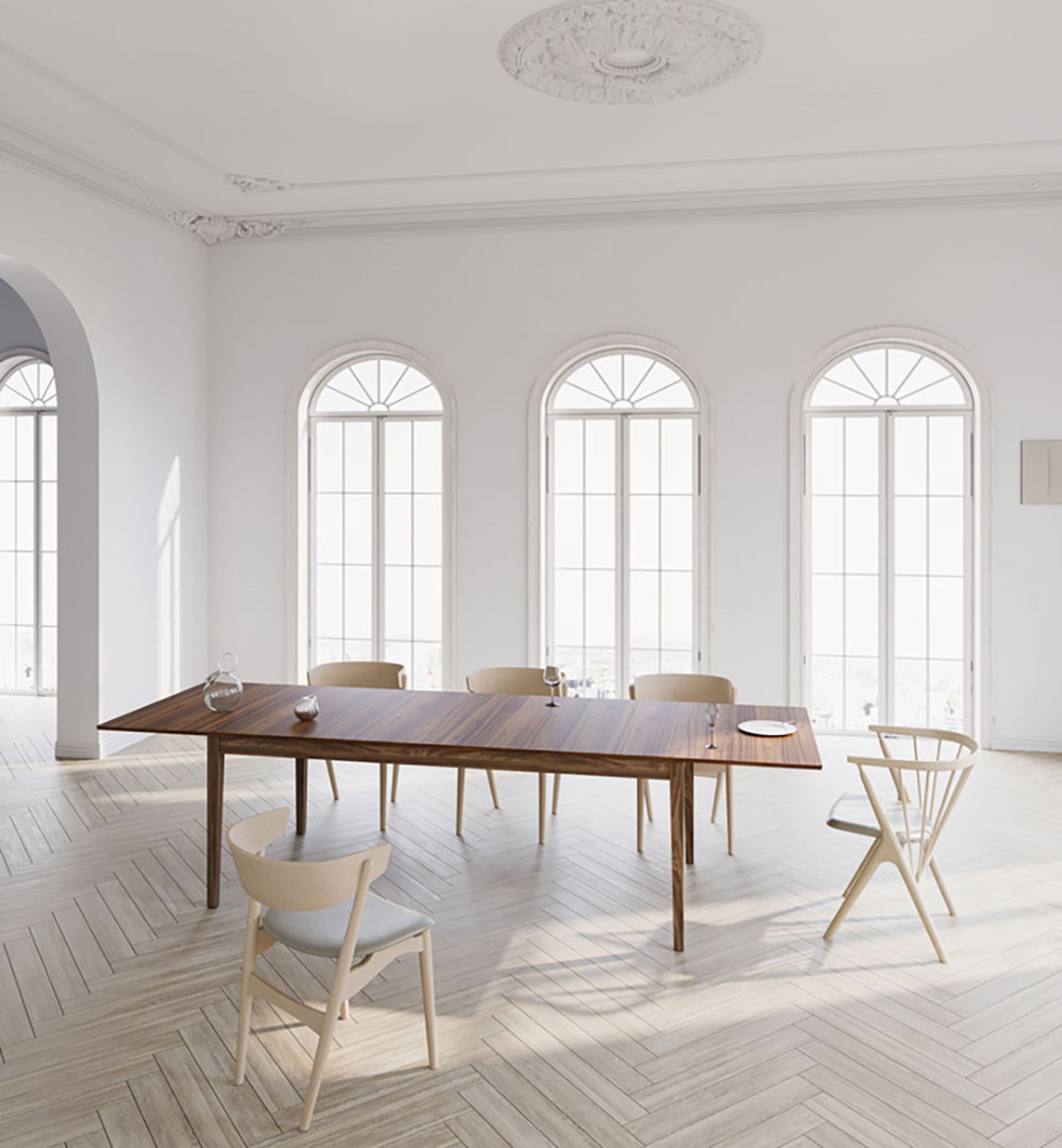 Sibast Furniture - Spisebord - Sibast No 2.1 Dining Table Extendable - Oak Natural Oil