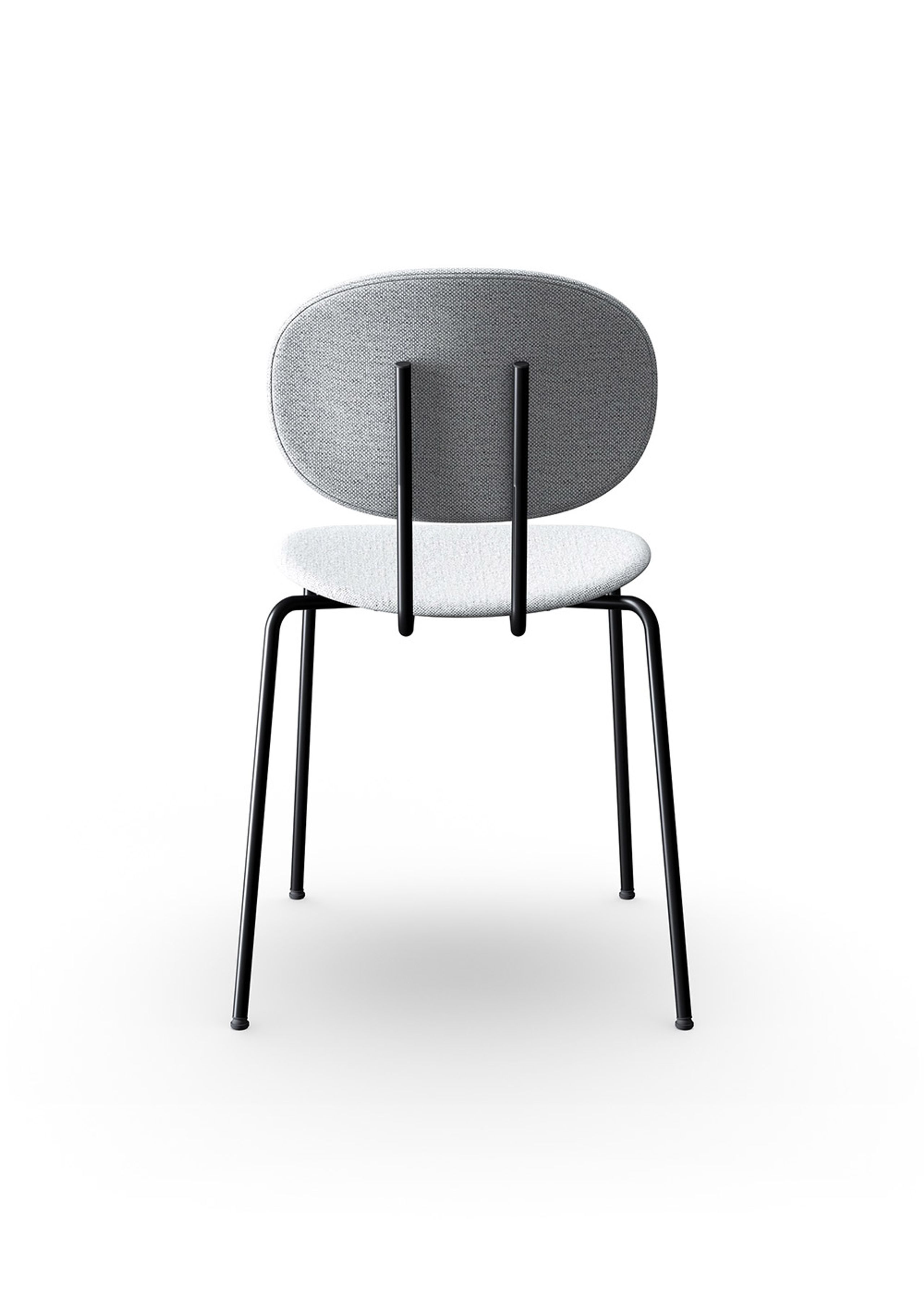 Sibast Furniture - Dining chair - Piet Hein Dining Chair | Full Upholstery - Hallingdal 116 / Black