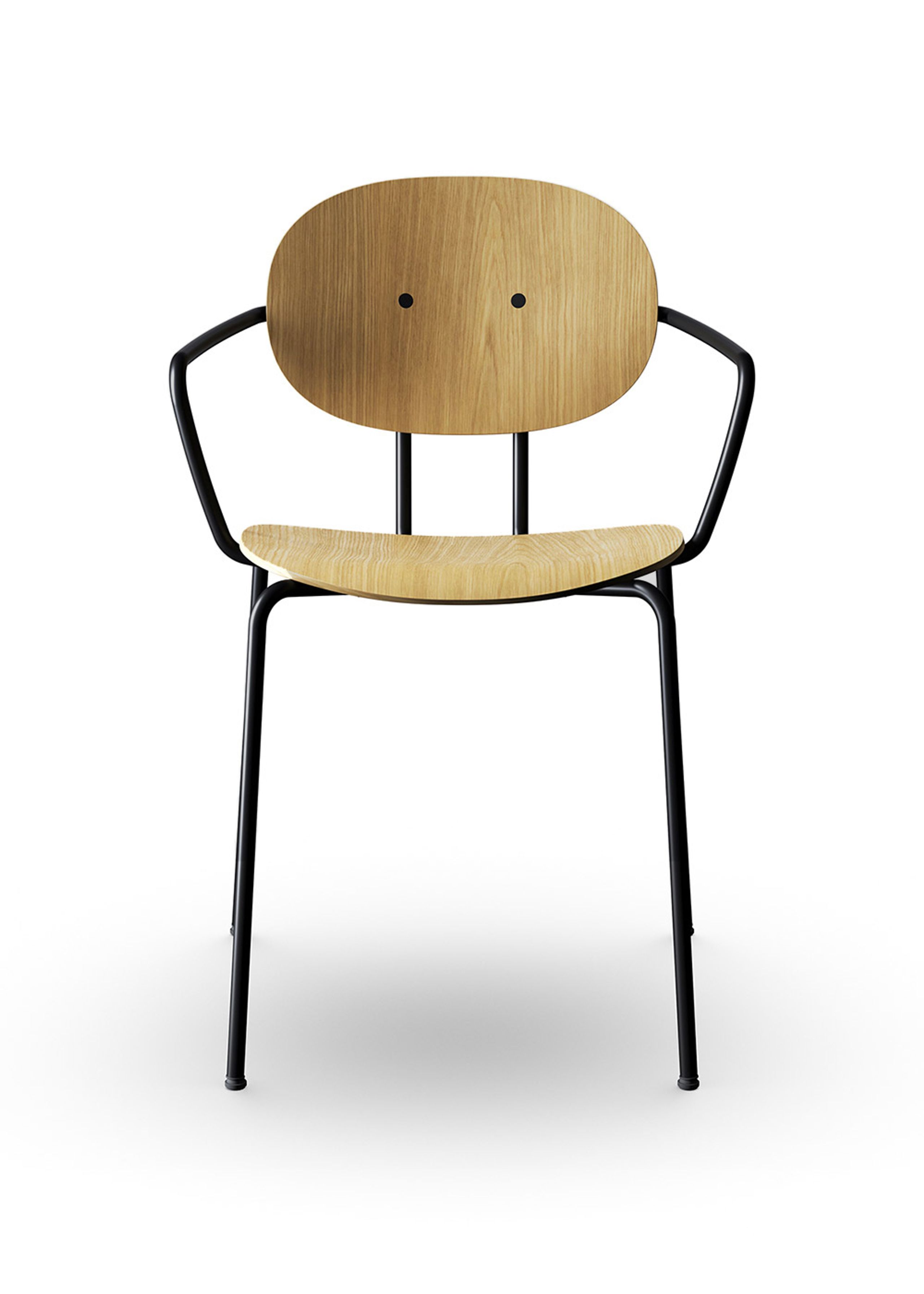 Sibast Furniture - Spisebordsstol - Piet Hein Dining Chair - Natural Oiled Oak / Black