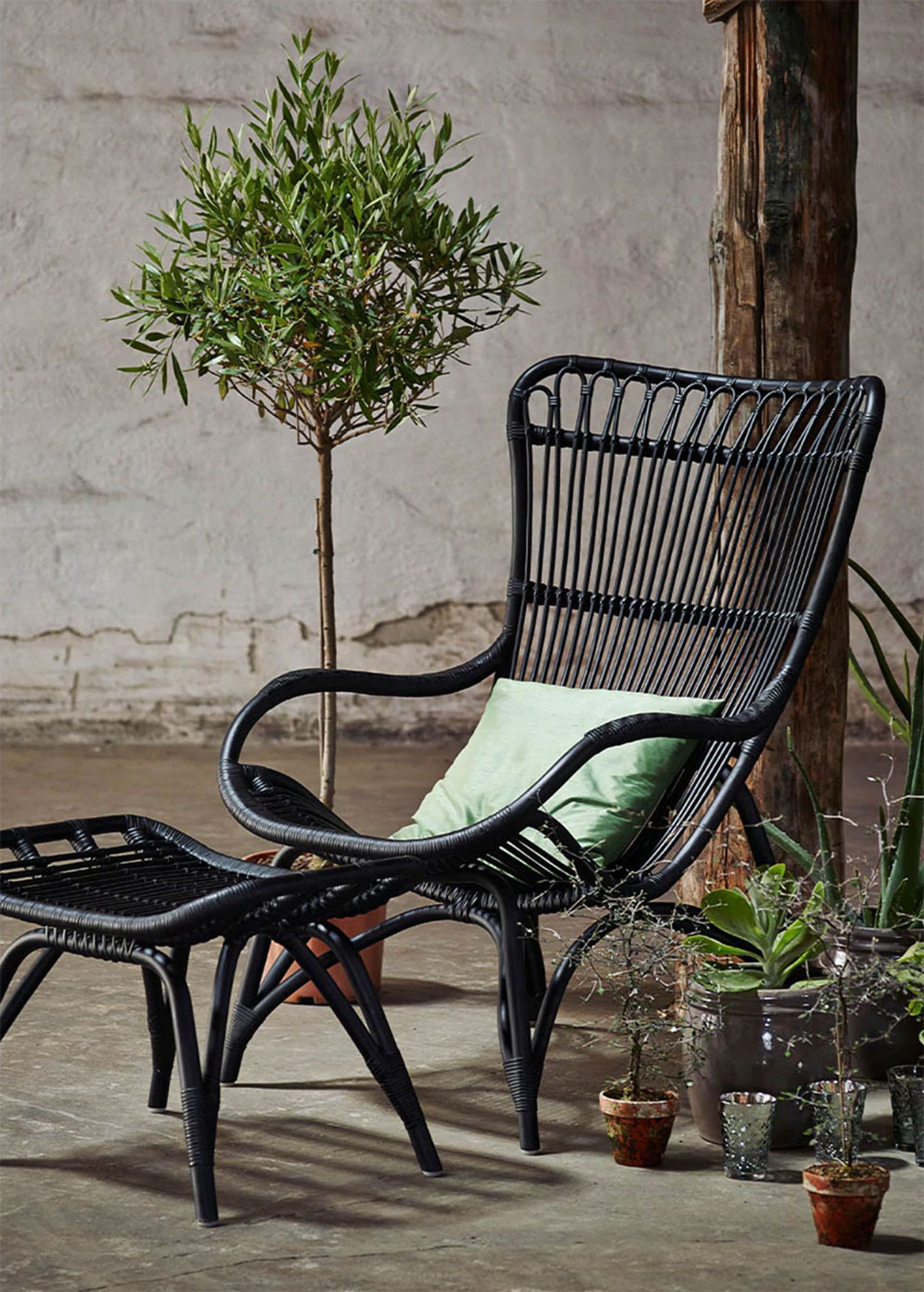 Sika - Fotpall - Monet Fodskammel - Black