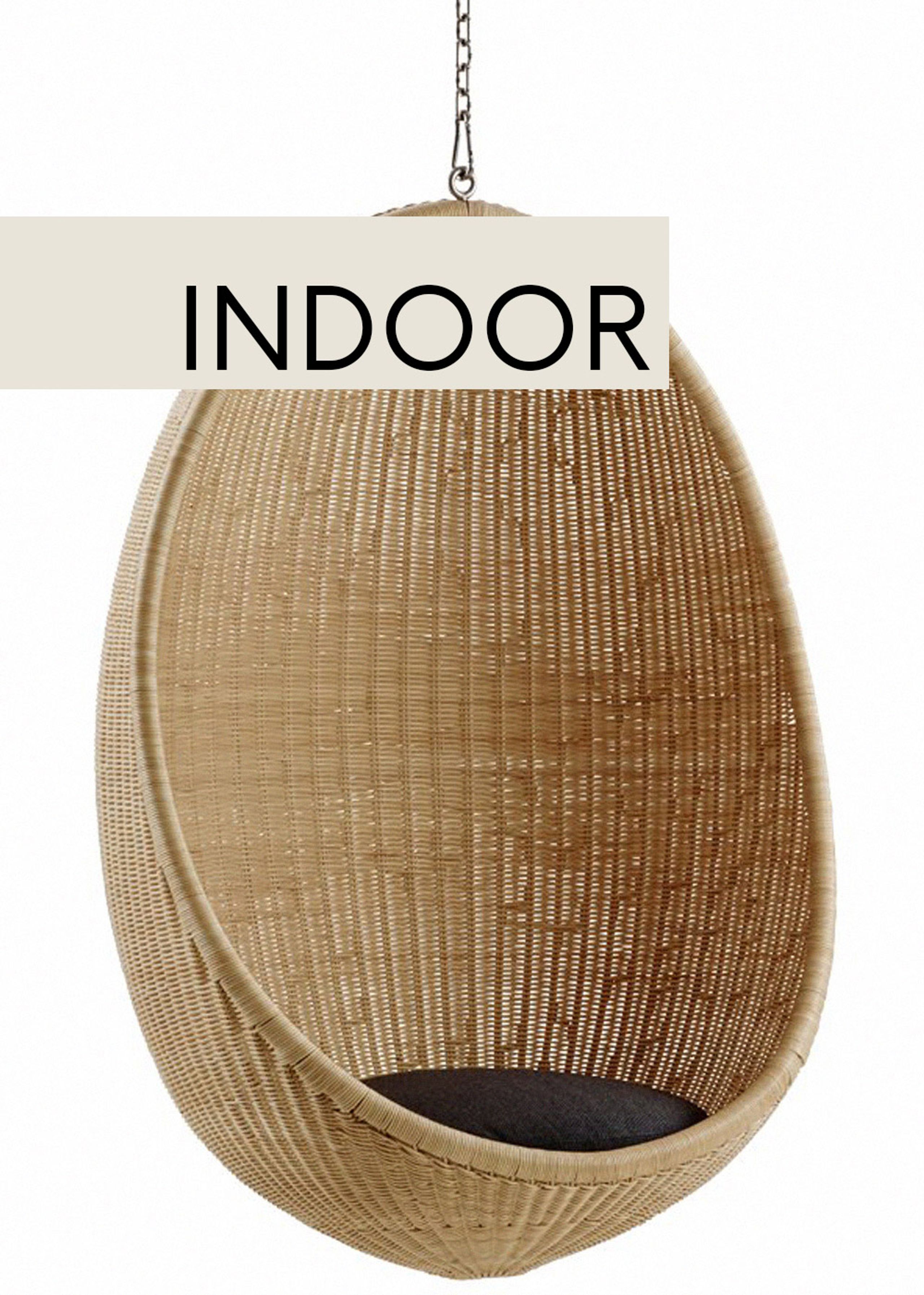 Sika - Hammock - Nanna Ditzel Hanging Egg Chair Rattan - indoor model - Natur