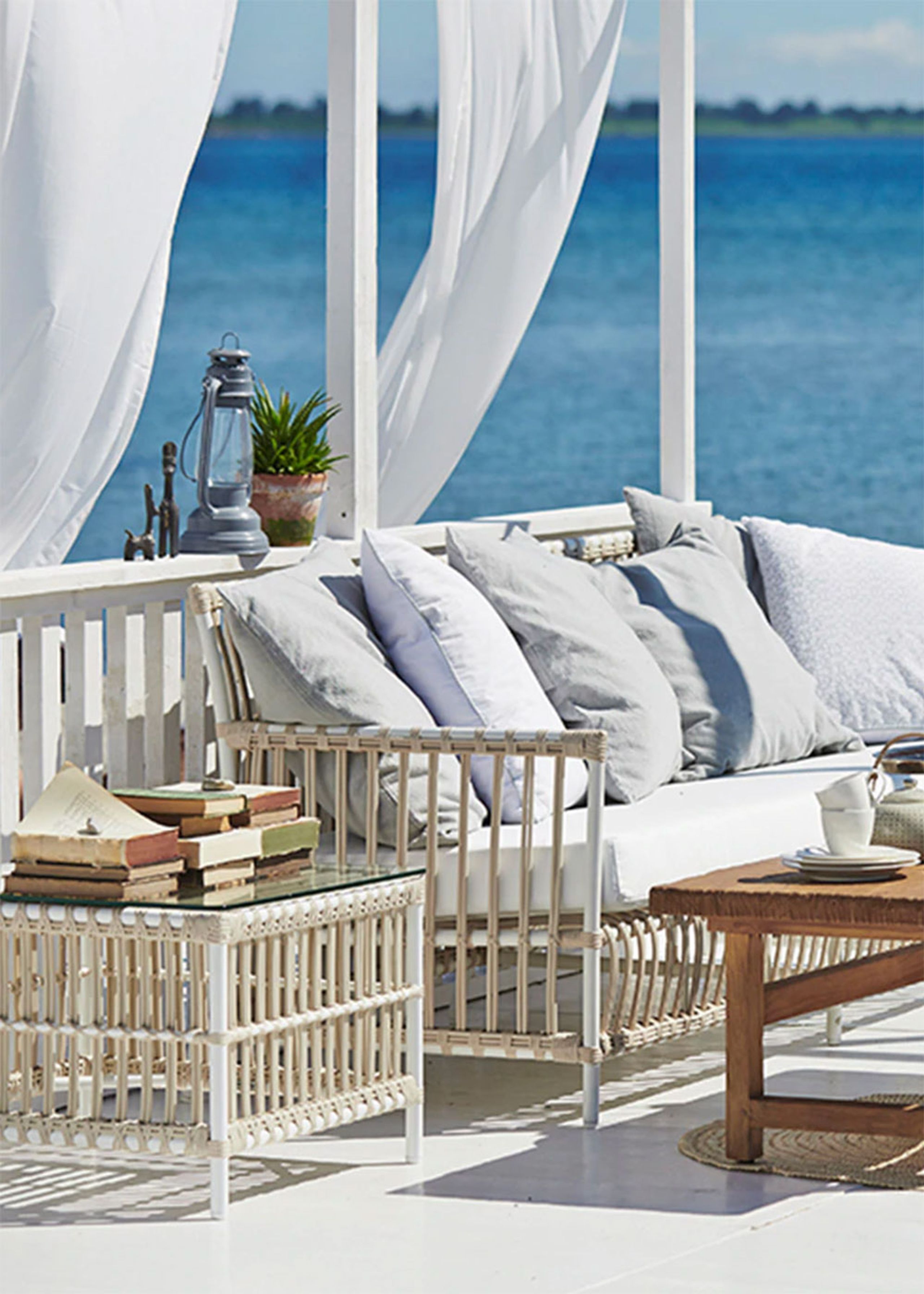 Sika - Garden table - Caroline Exterior Sidebord - Dove White