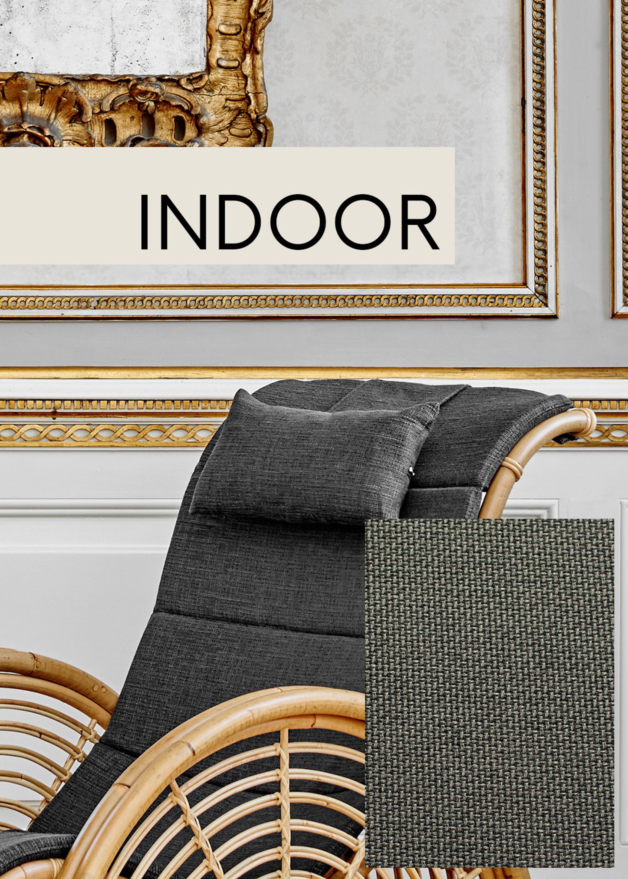 Sika - Cushion - Neck pillow for Paris Lounge Chair - Interior - Silver