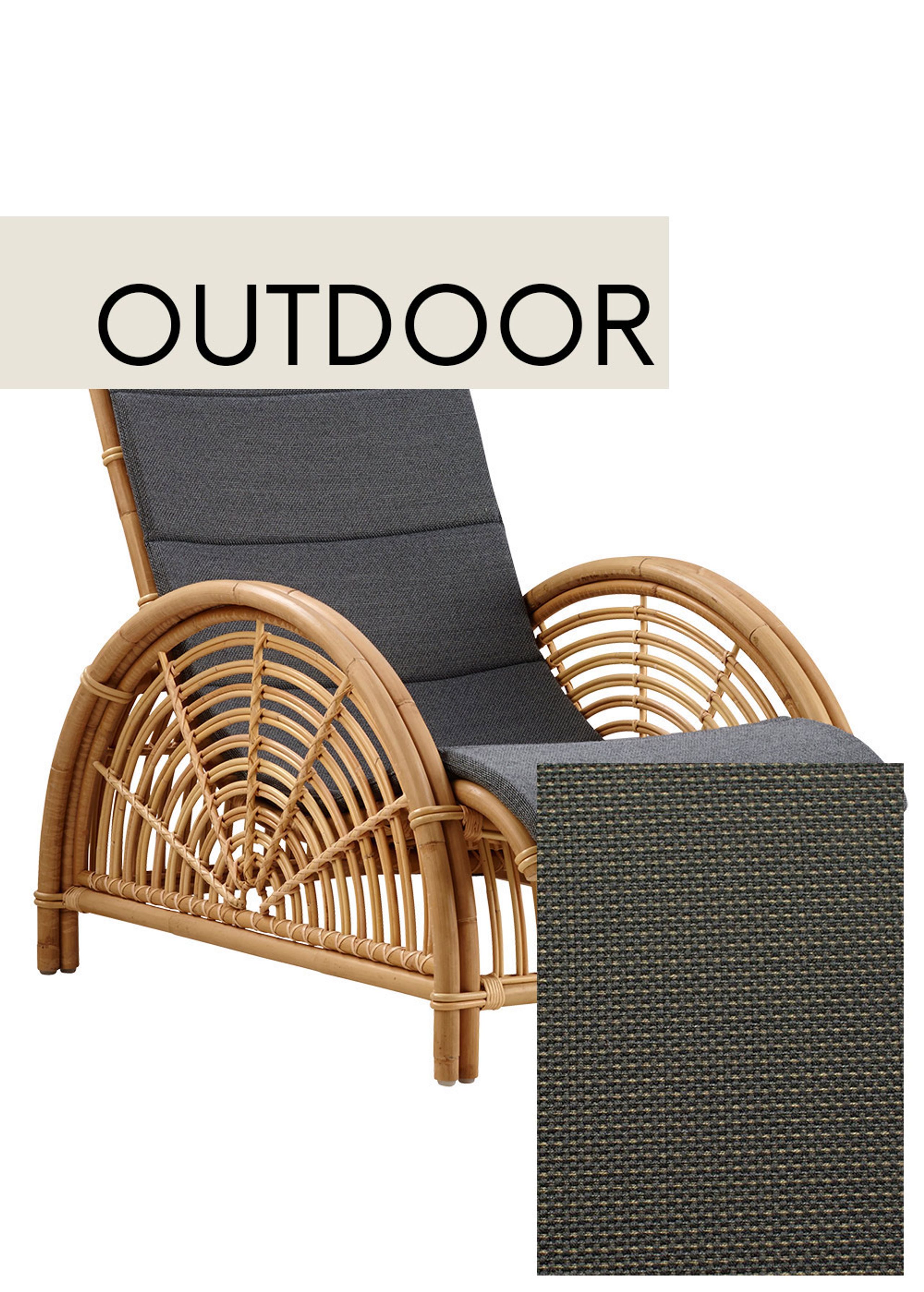 Sika - Cuscino - Custom cushion for Paris Chair - Exterior - Tempotest Michelangelo Taupe