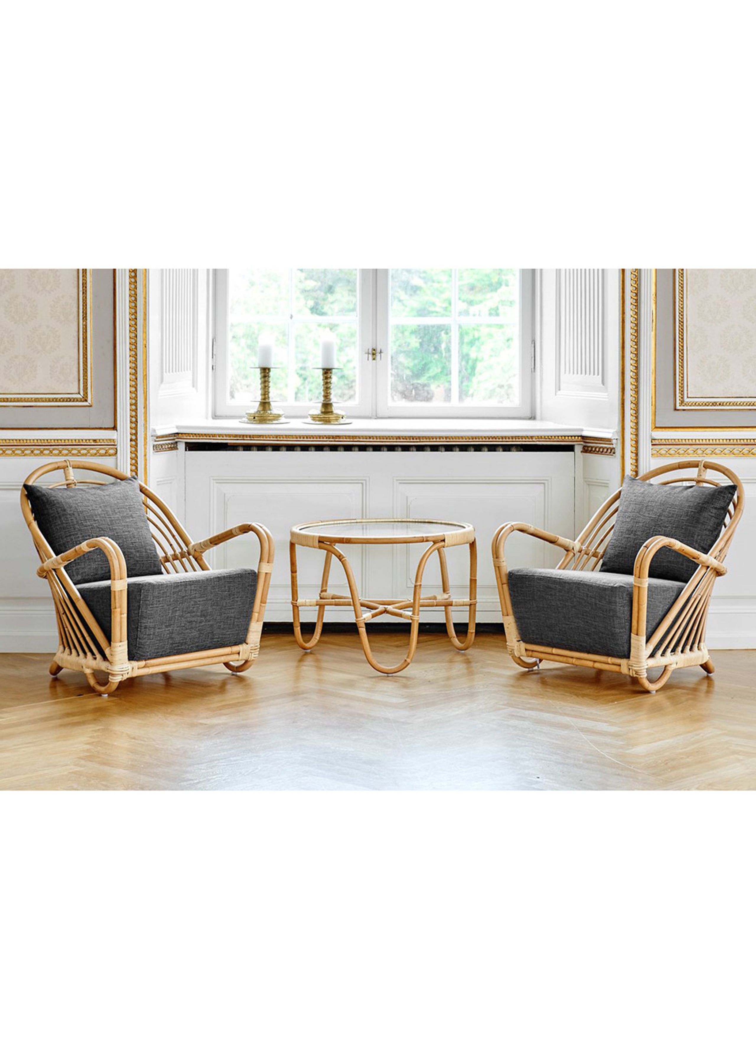 Sika - Poltrona - Charlottenborg lounge chair - Nature - Silver