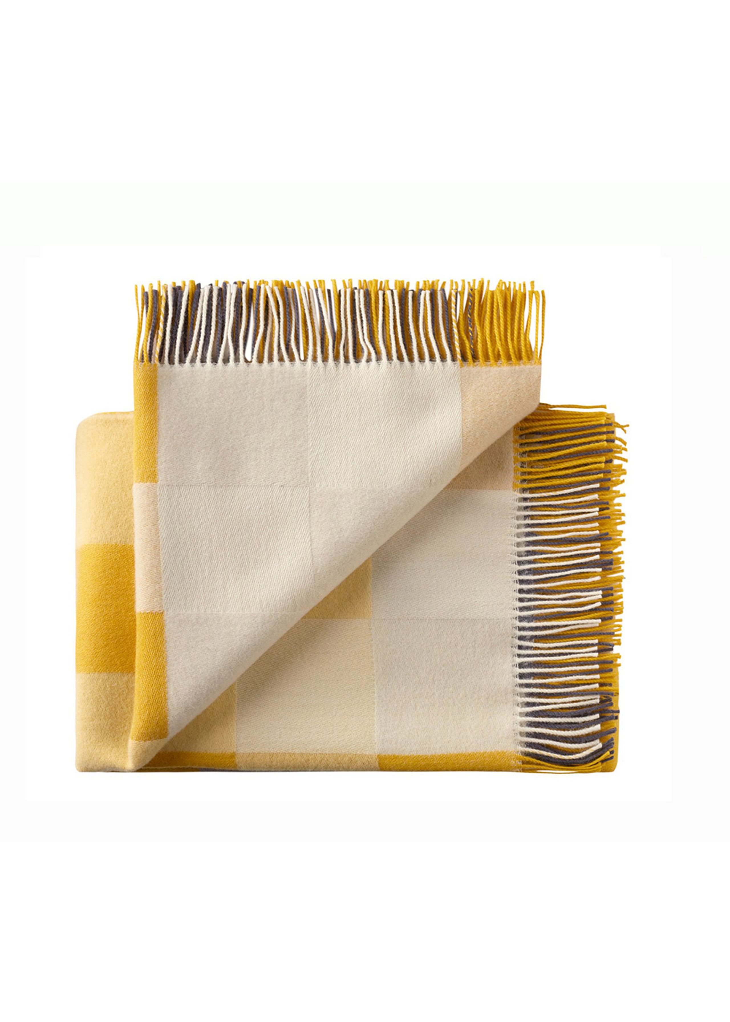 Silkeborg Uld - Plaid - Plain Beat Plaid - All Yellow