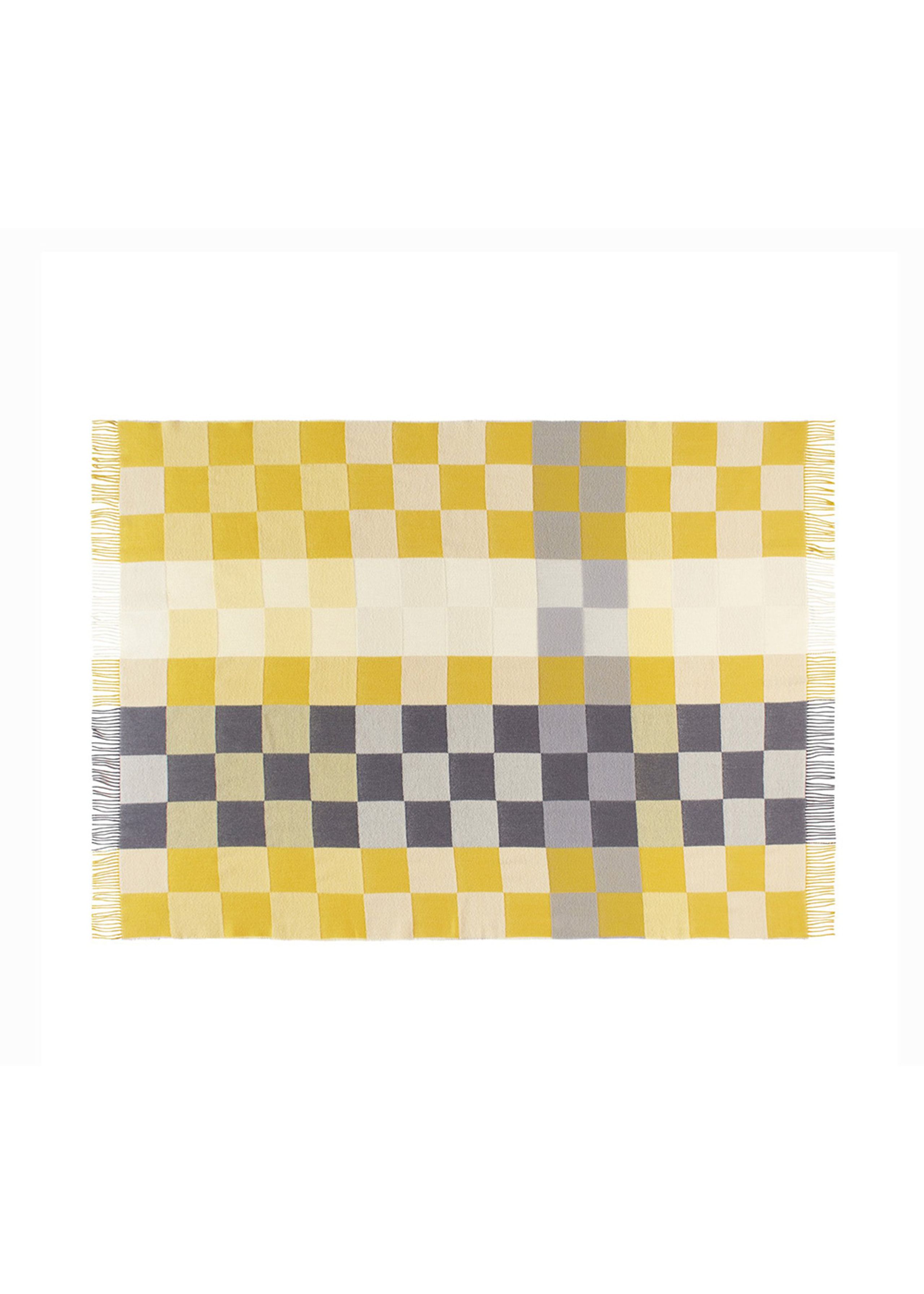 Silkeborg Uld - Plaid - Plain Beat Plaid - All Yellow