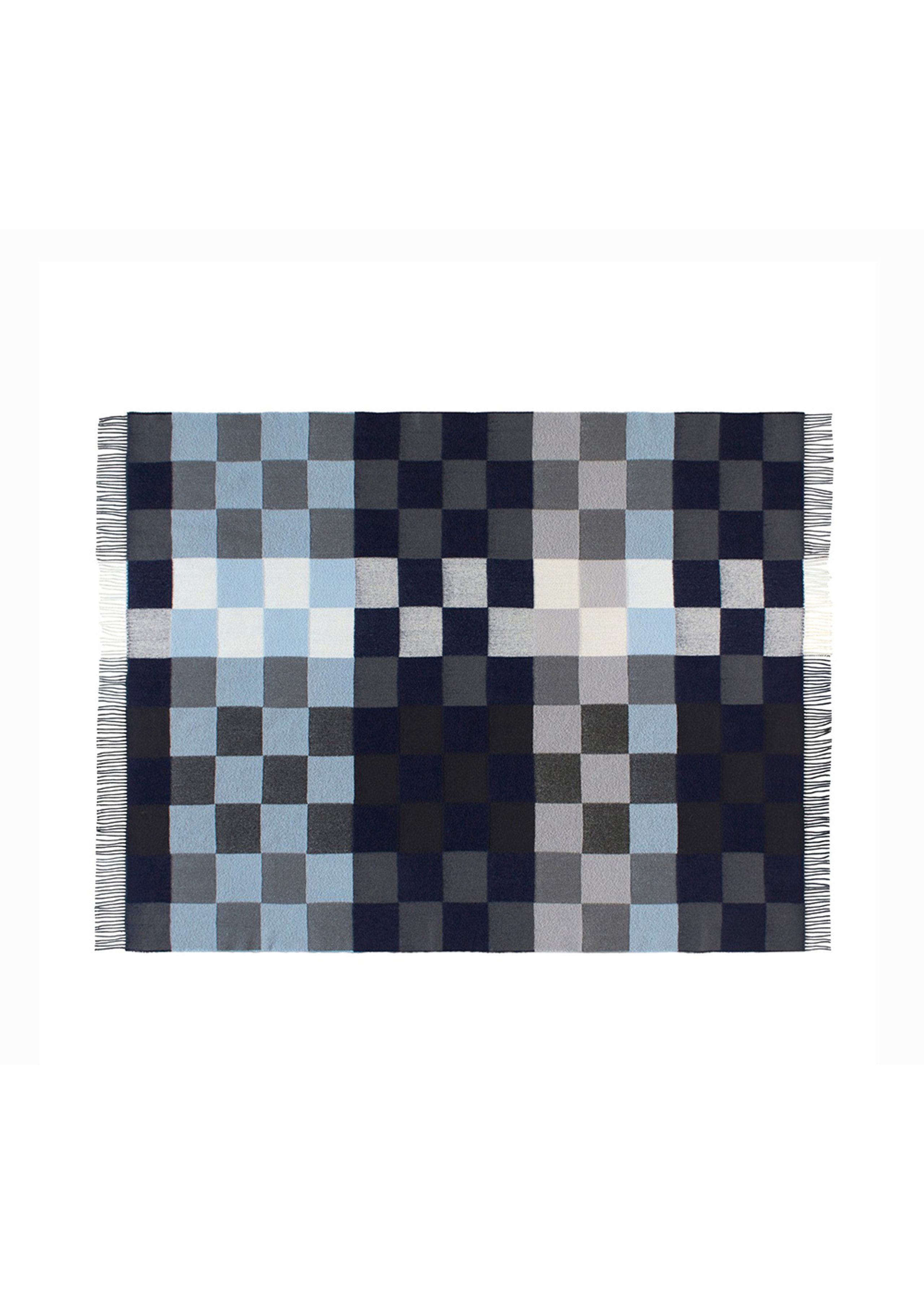 Silkeborg Uld - Plaid - Plain Beat Plaid - Muted Blues