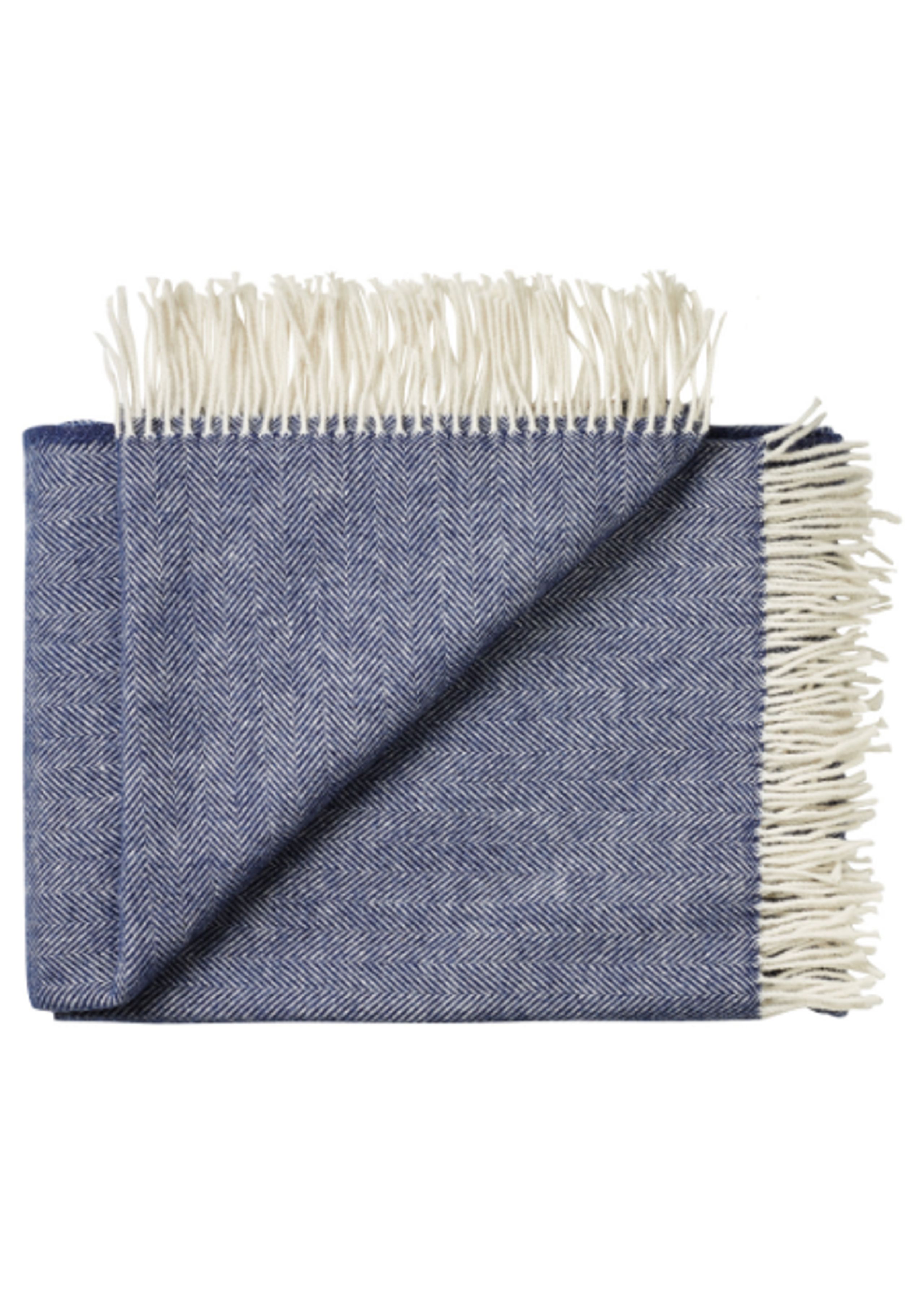 Silkeborg Uld - Blanket - Sevilla - Deep Ocean Blue
