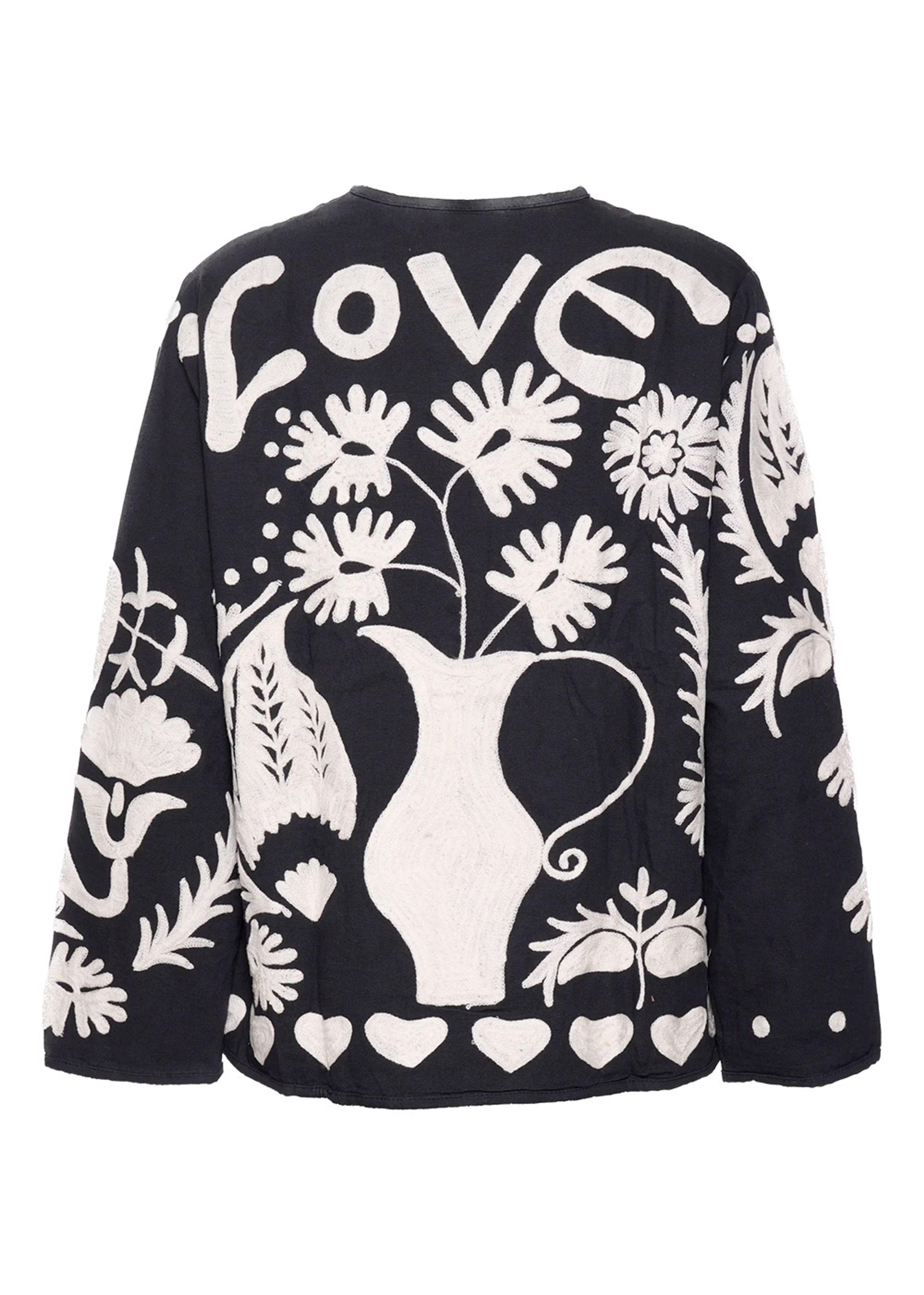 Sissel Edelbo - Jakke - Maggie Suzani Jacket - Salt & Pepper