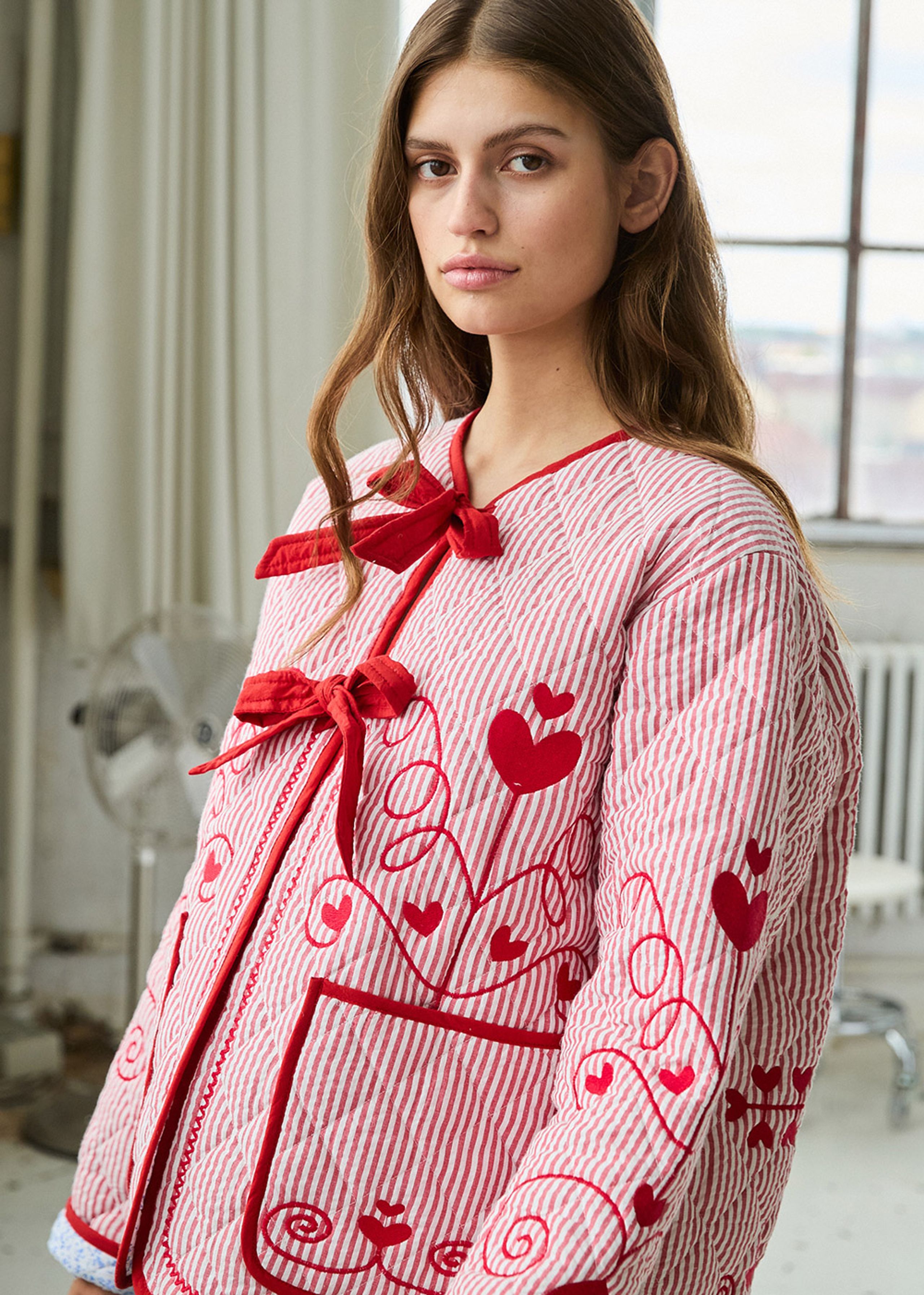 Sissel Edelbo - Jacke - Penny Jacket - Red Stripes