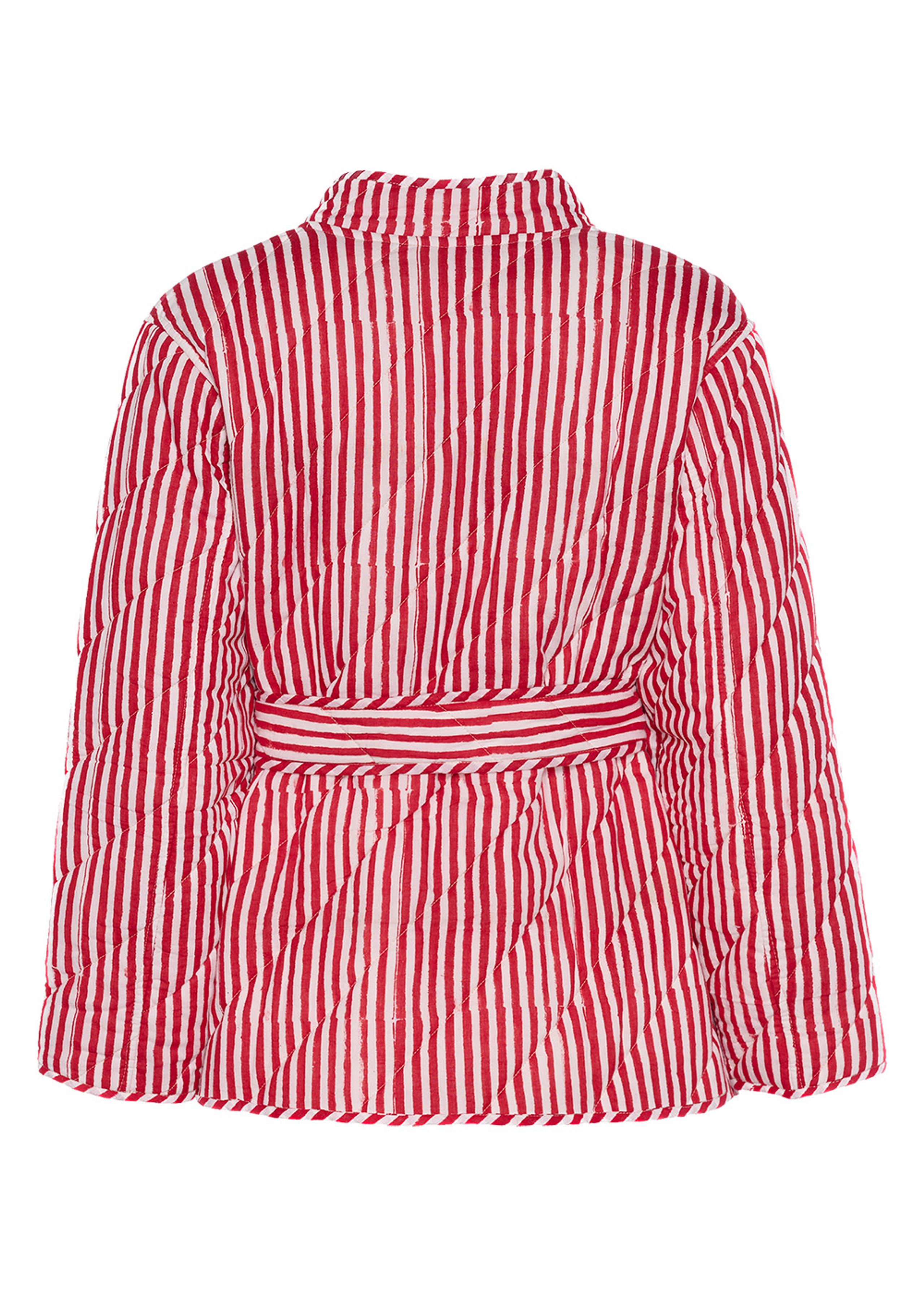 Sissel Edelbo - Veste - Sussie Organic Cotton Reversible Jacket - Red & White