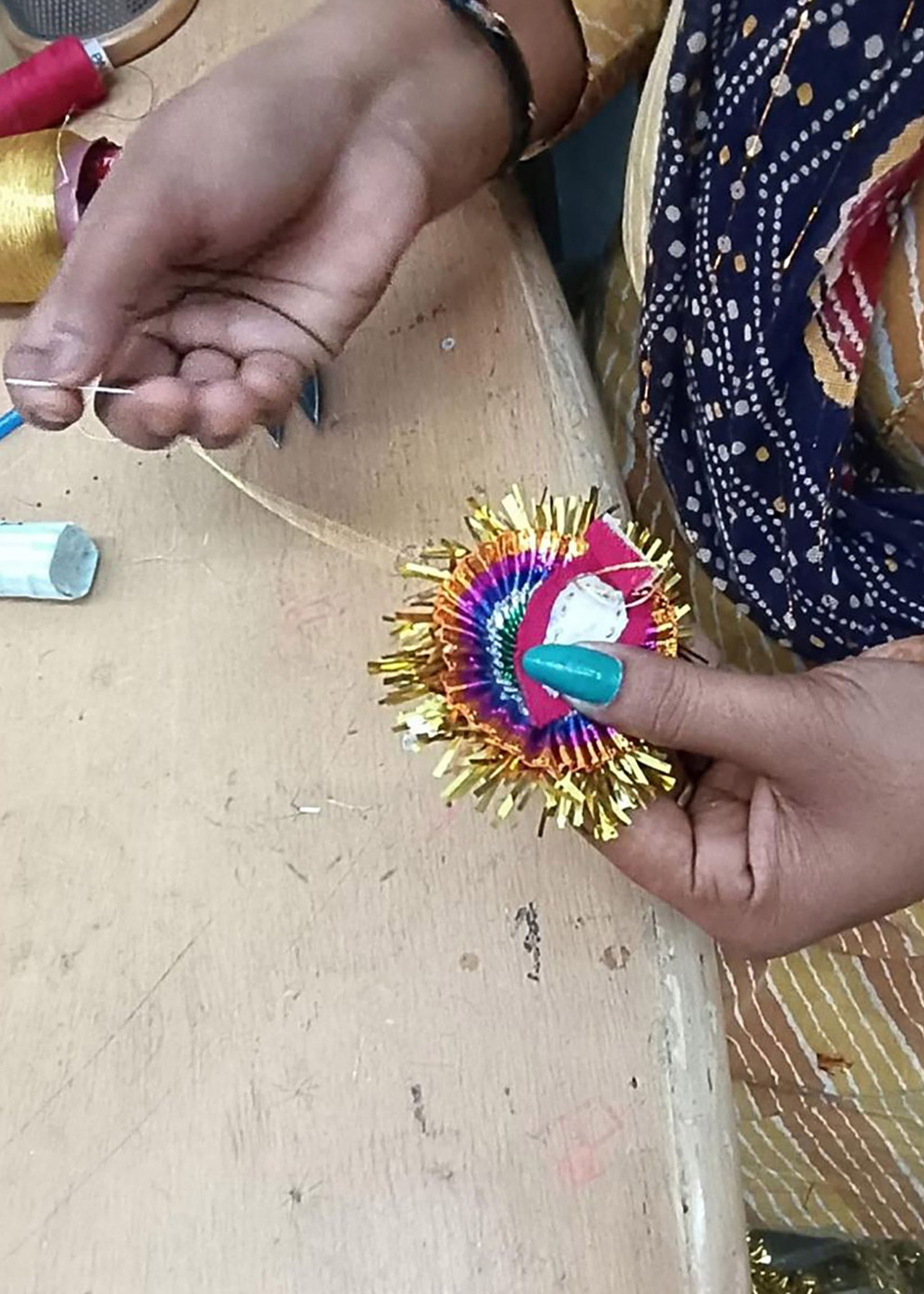 Sissel Edelbo - Christmas Ornaments - Calendar Light - Red Stripes