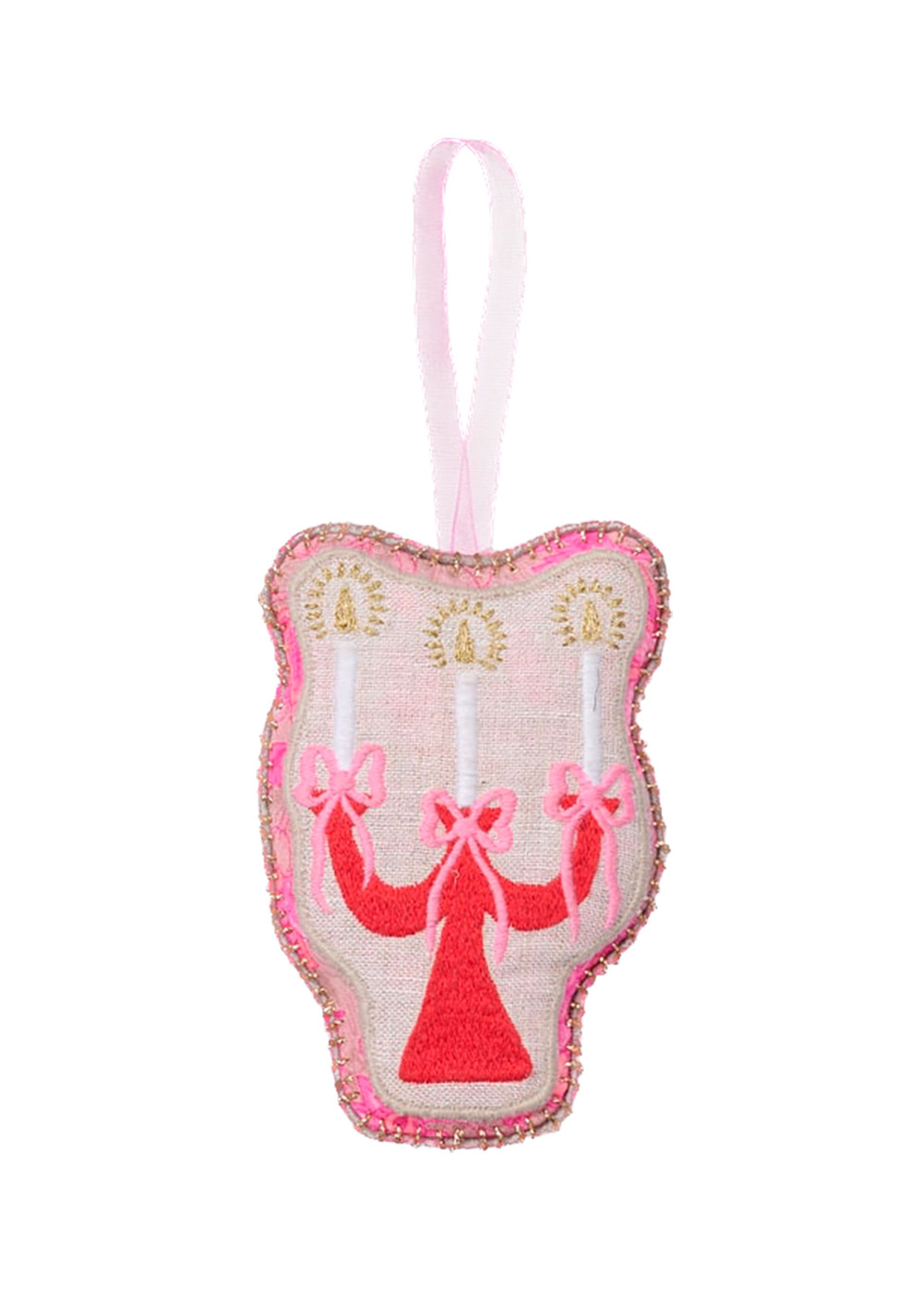 Sissel Edelbo - Ozdoby świąteczne - Candle Ornament - Pink