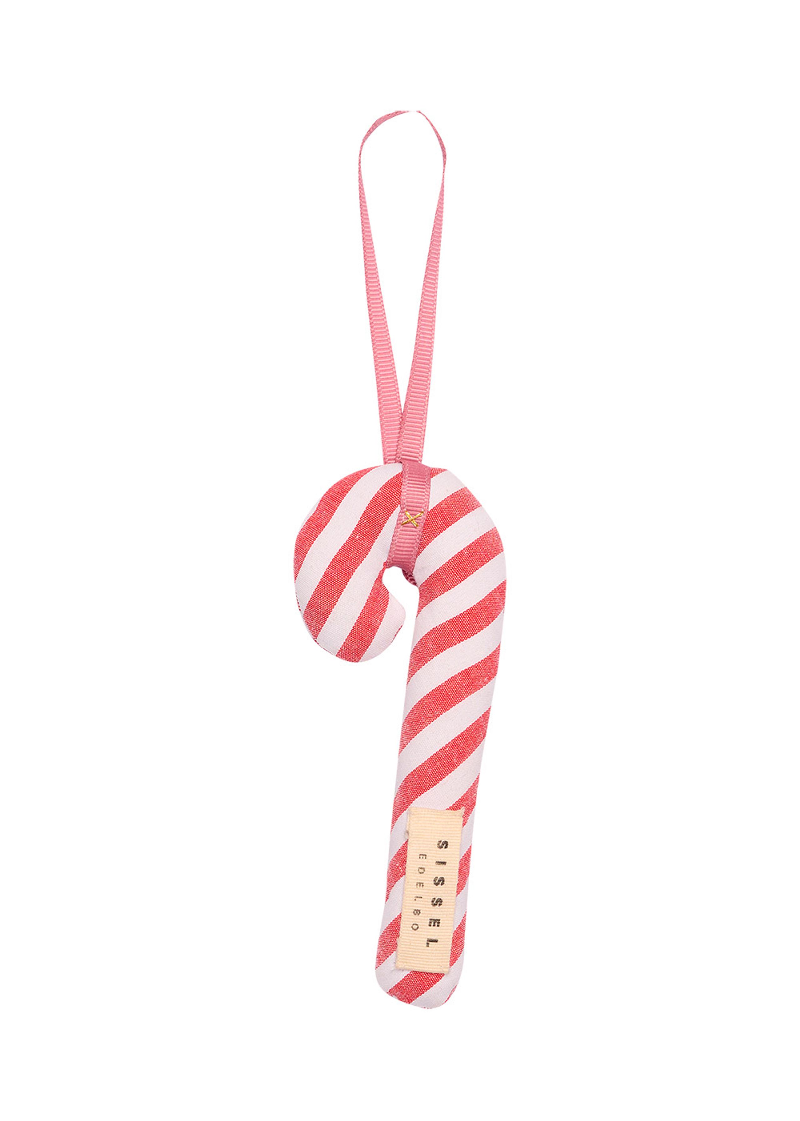 Sissel Edelbo - Vánoční ozdoby - Cane Leftover Ornament - Wide Candy Stripes