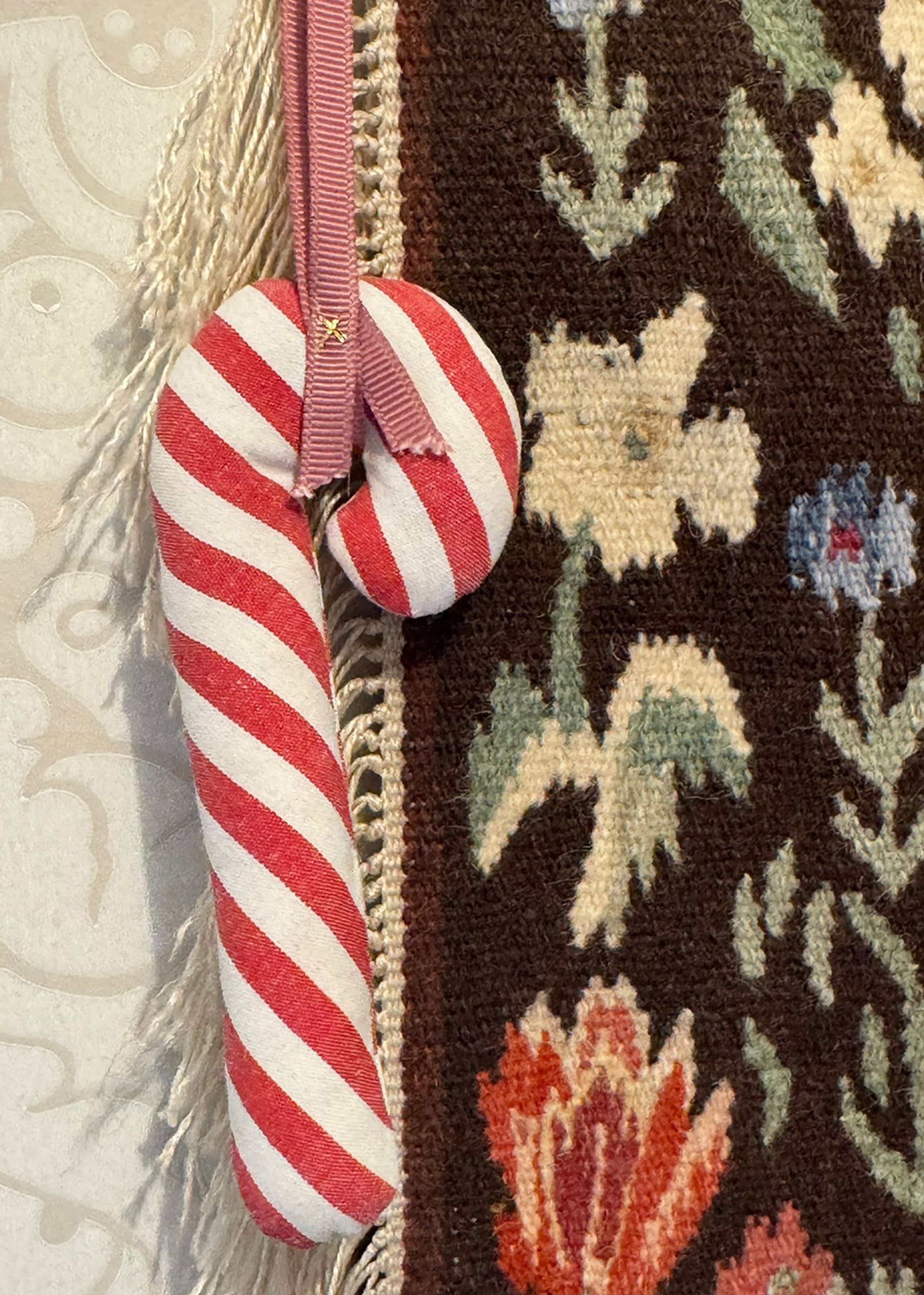 Sissel Edelbo - Vánoční ozdoby - Cane Leftover Ornament - Wide Candy Stripes