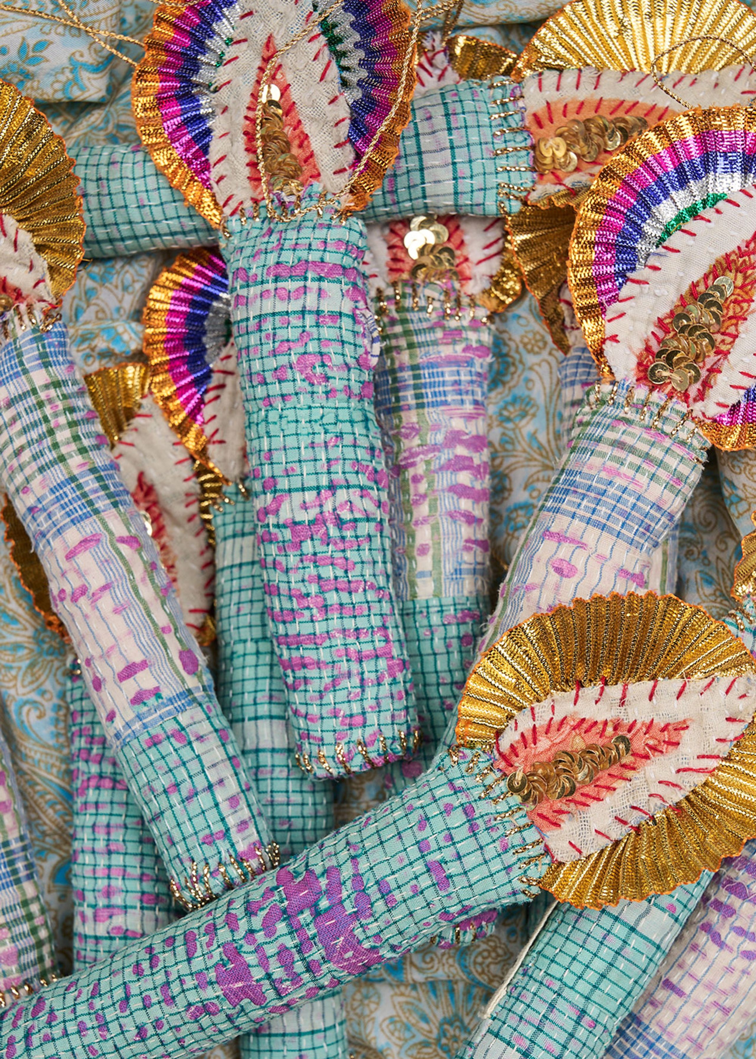 Sissel Edelbo - Decoración navideña - Light Kantha Ornament - Ray No. 16