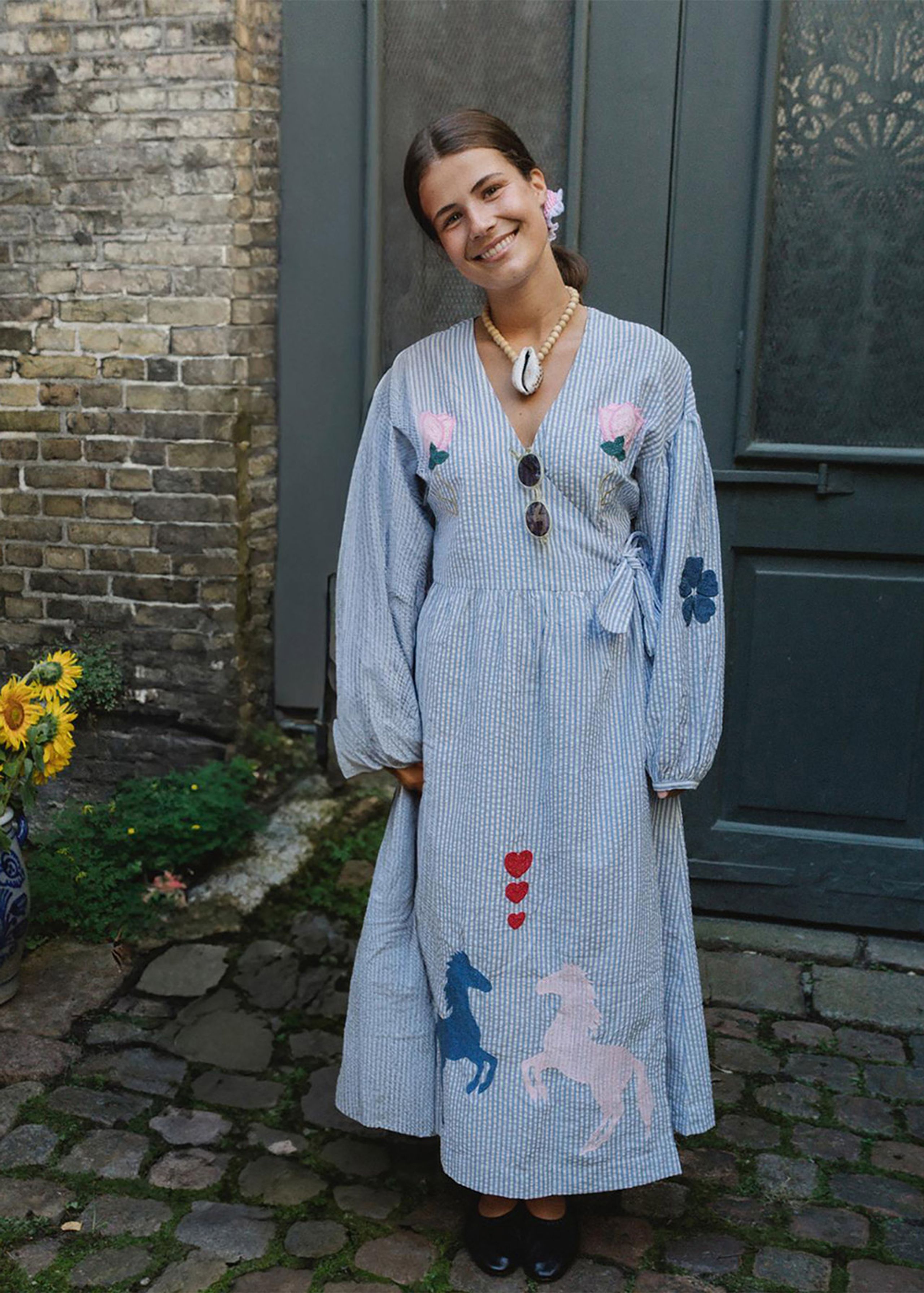 Sissel Edelbo - Kjole - Caro Dress - Cashmere Blue