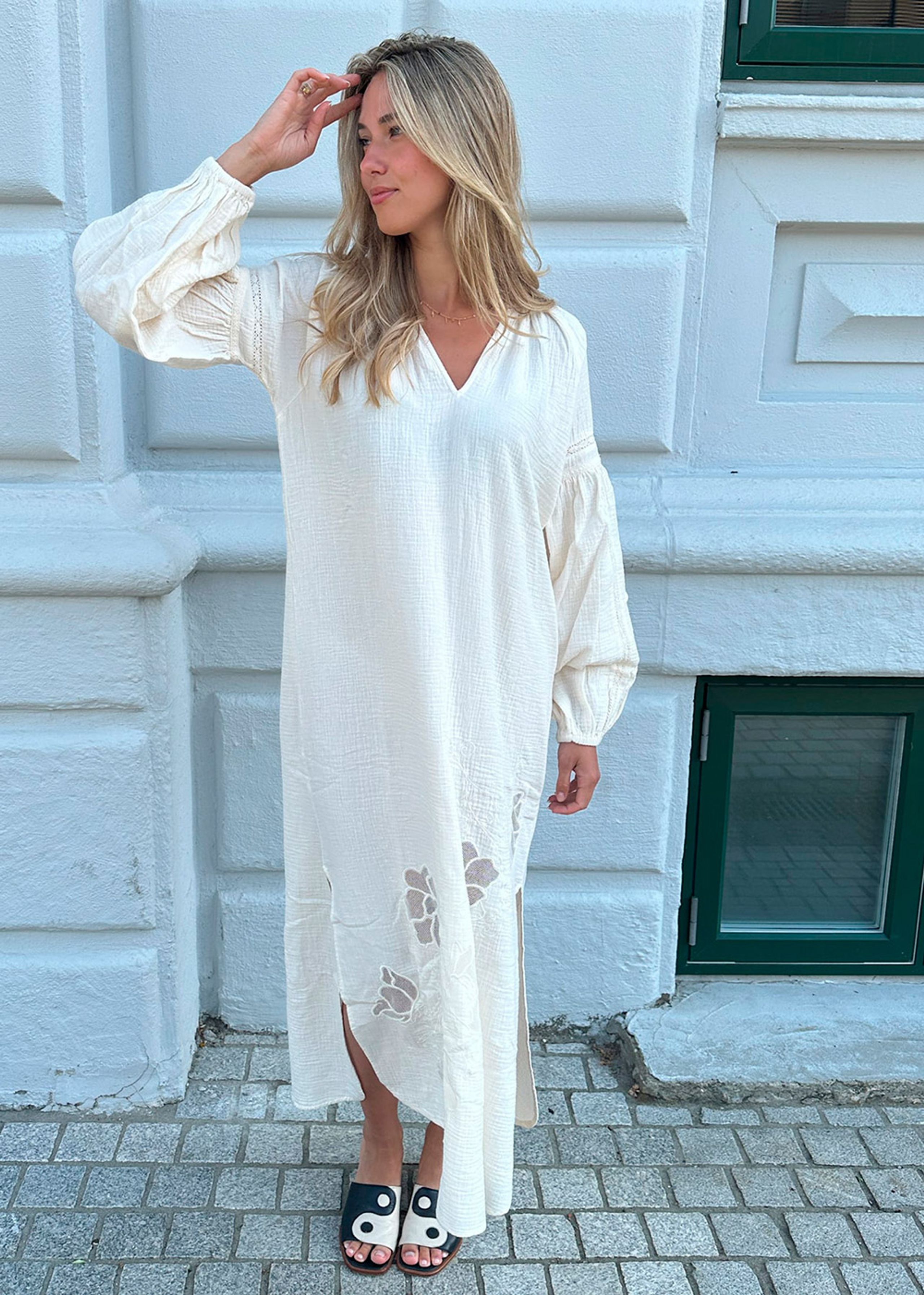 Sissel Edelbo - Robe - Cody Organic Cotton Caftan - Off White
