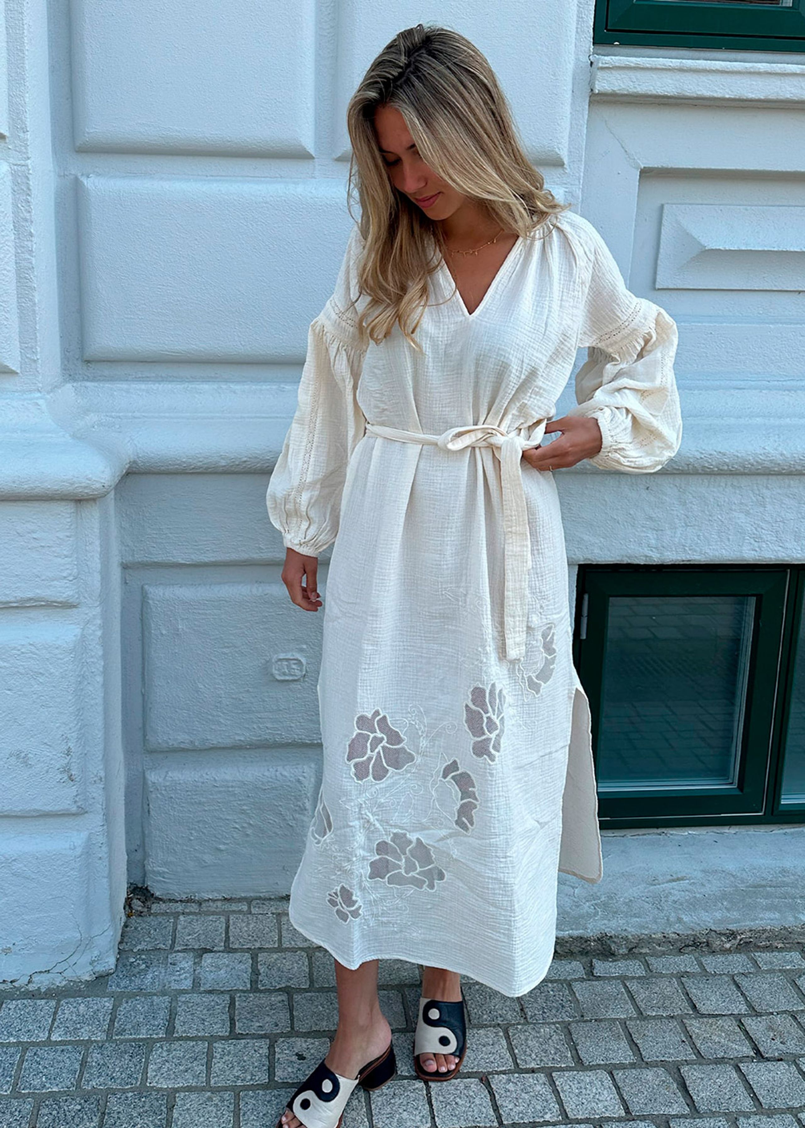 Sissel Edelbo - Robe - Cody Organic Cotton Caftan - Off White