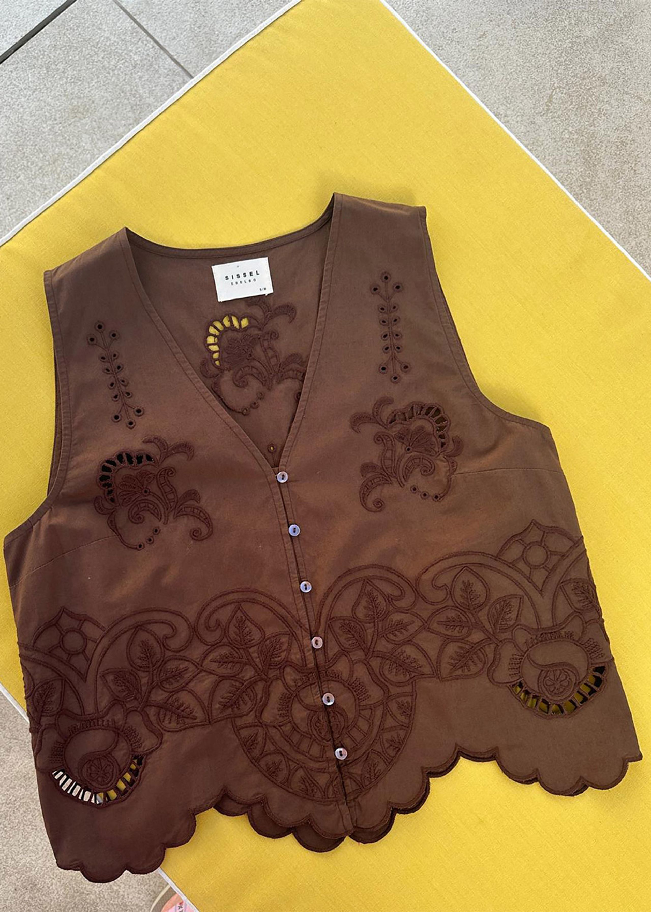 Sissel Edelbo - Top - Celestine Top - Soft Brown