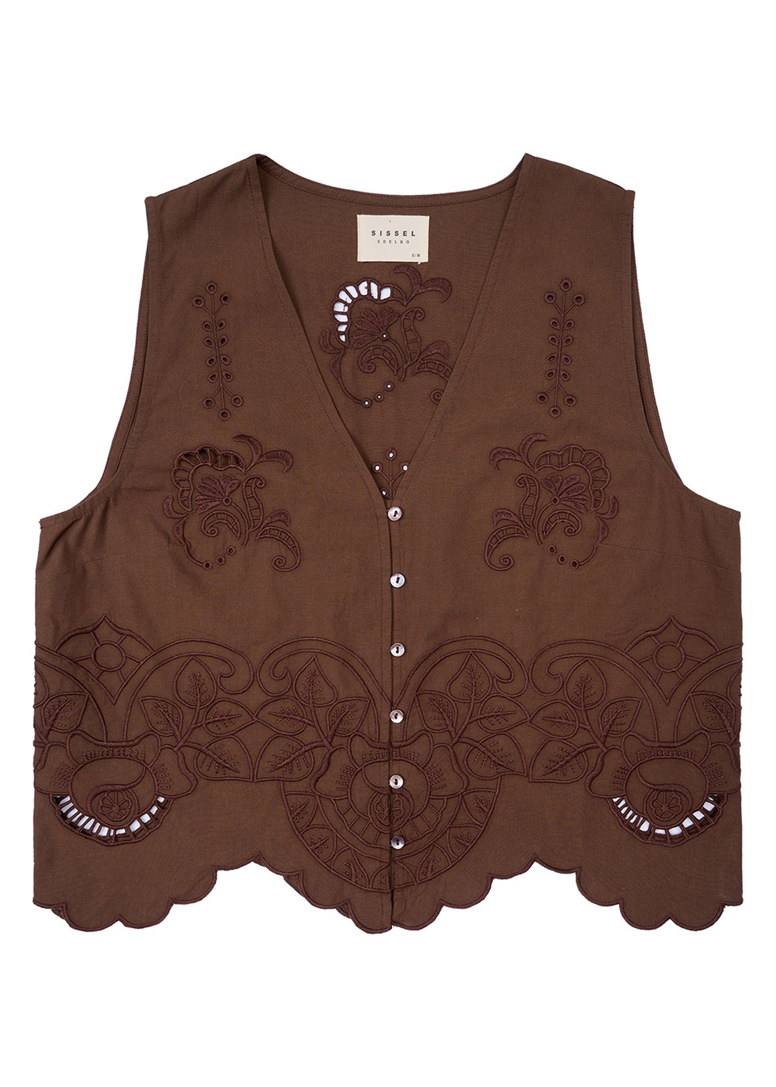Sissel Edelbo - Top - Celestine Top - Soft Brown