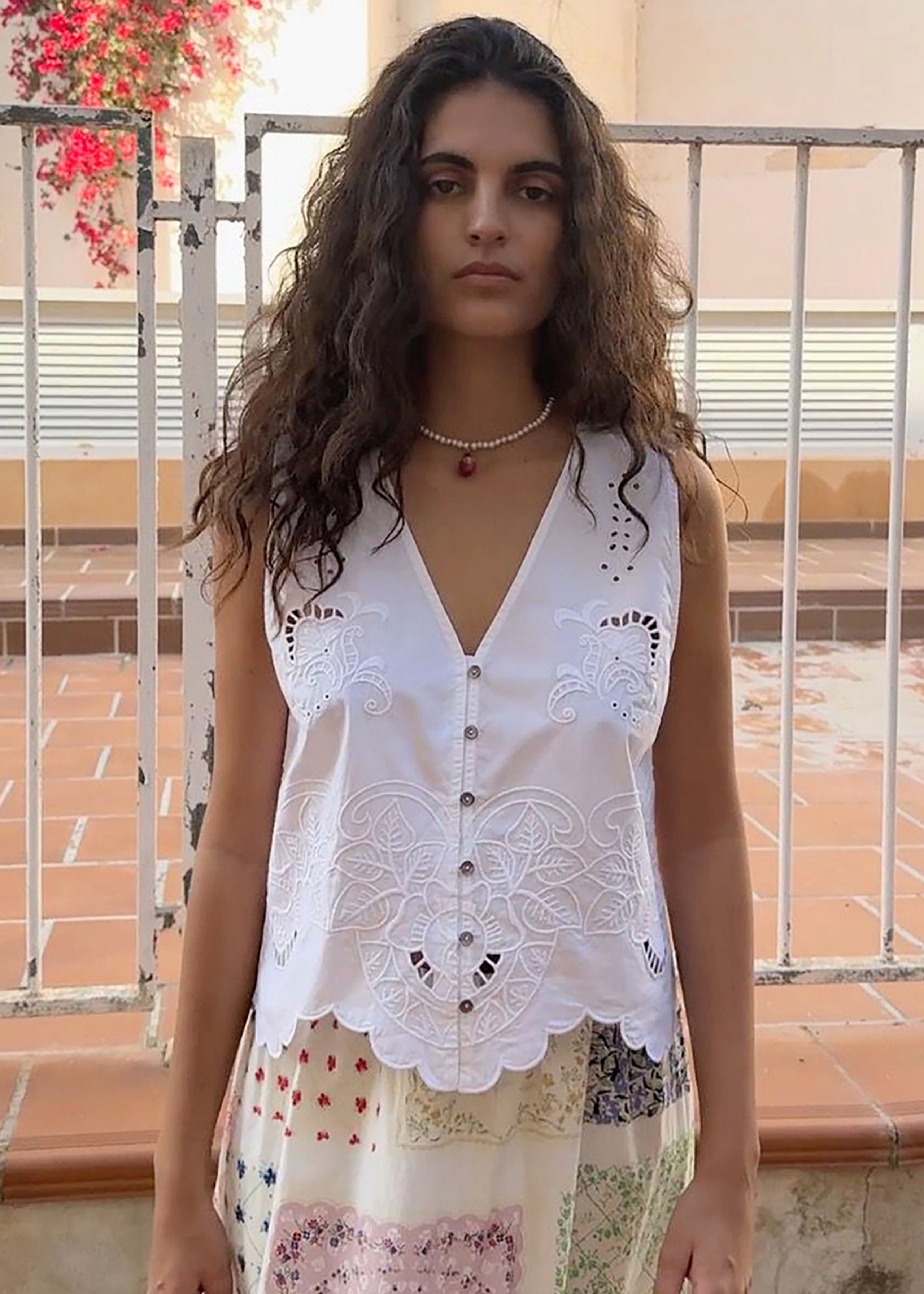 Sissel Edelbo - Top - Celestine Top - White