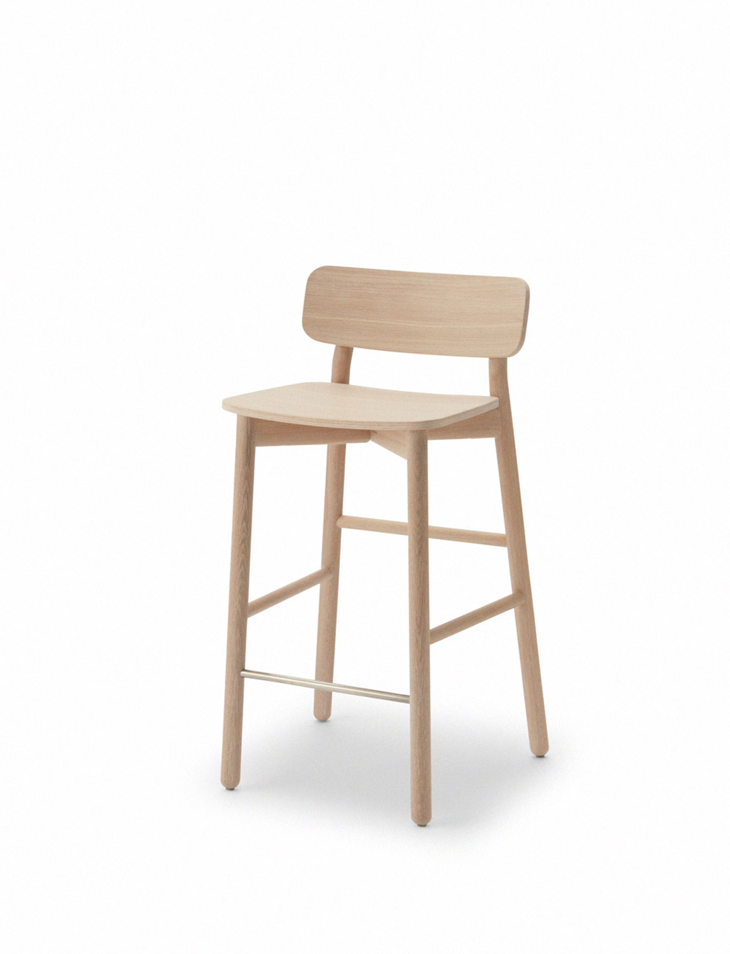 Skagerak - - Hven Bar Stool - White Oiled Oak