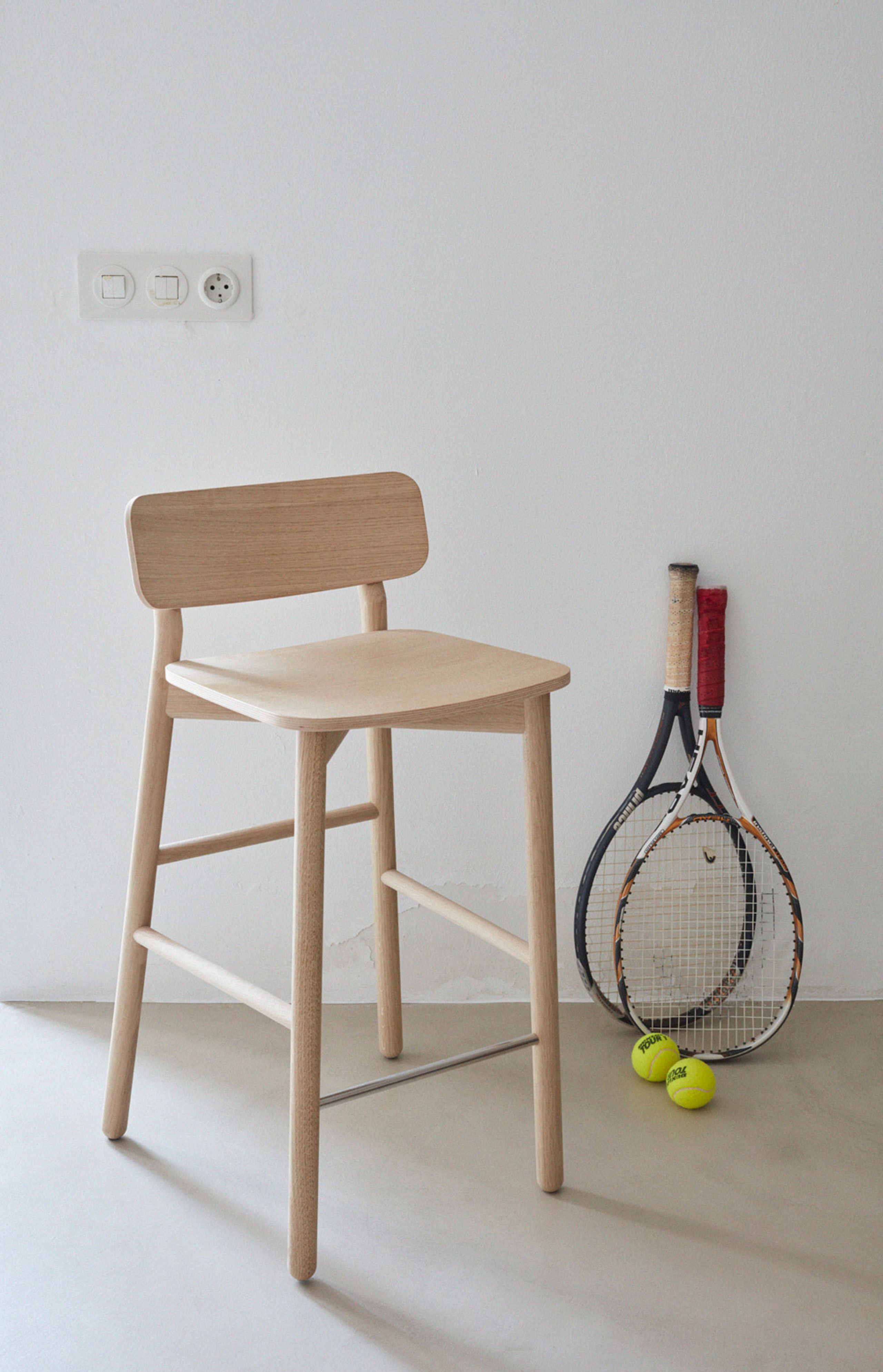 Skagerak - - Hven Bar Stool - White Oiled Oak