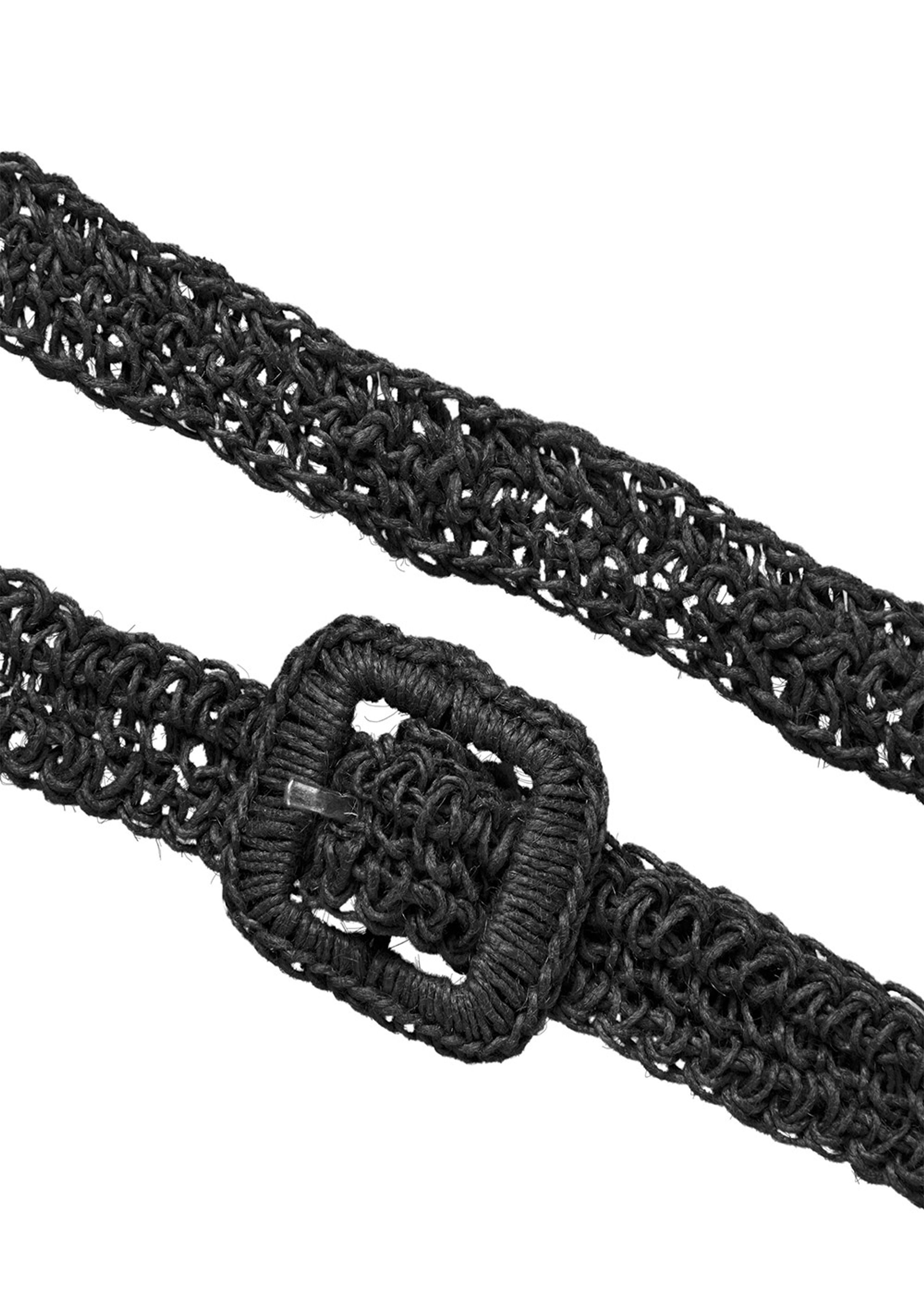 Skall Studio - Gürtel - Carlie Straw Belt - Black