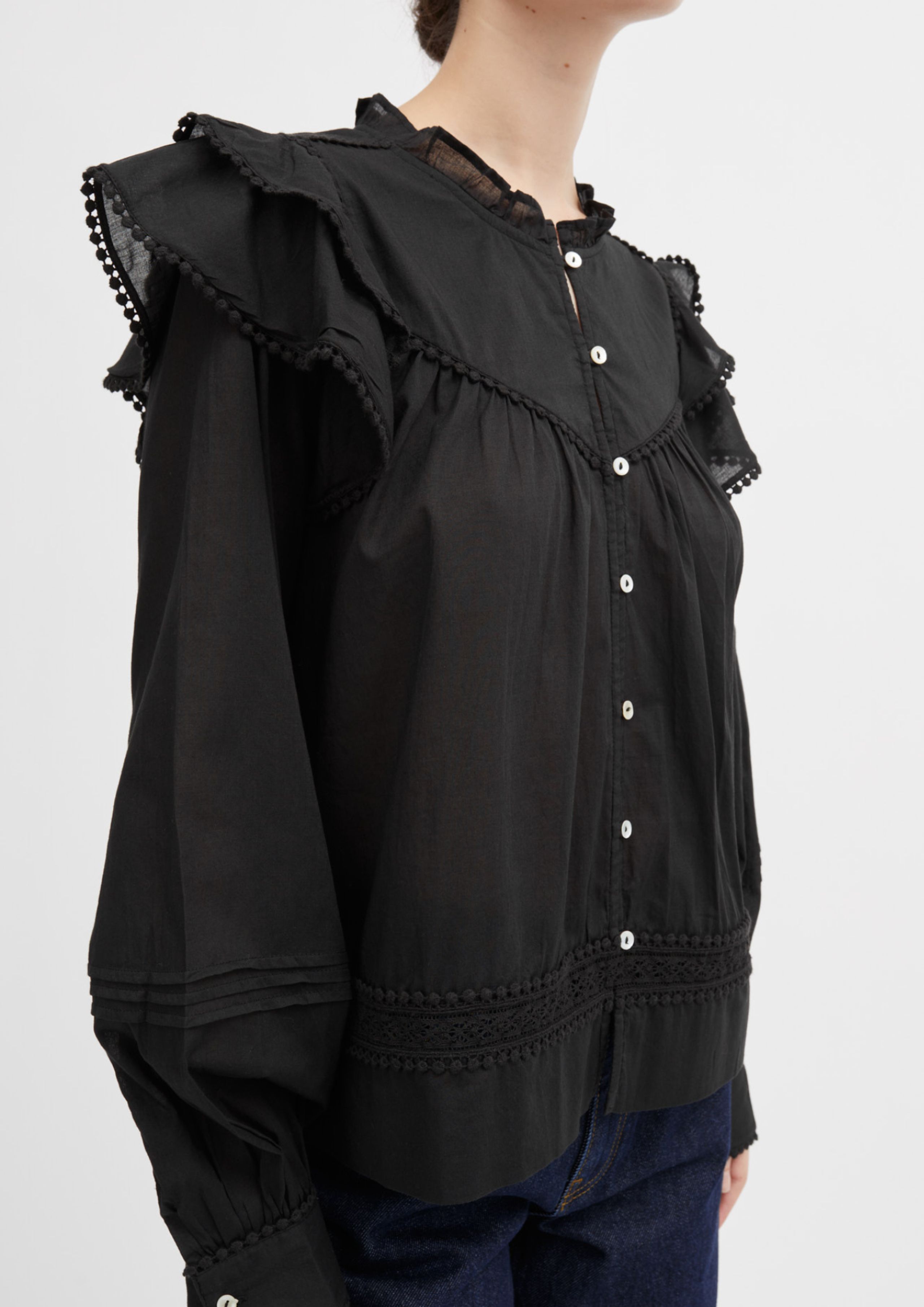 Skall Studio - Blouse - Colette Blouse - Black