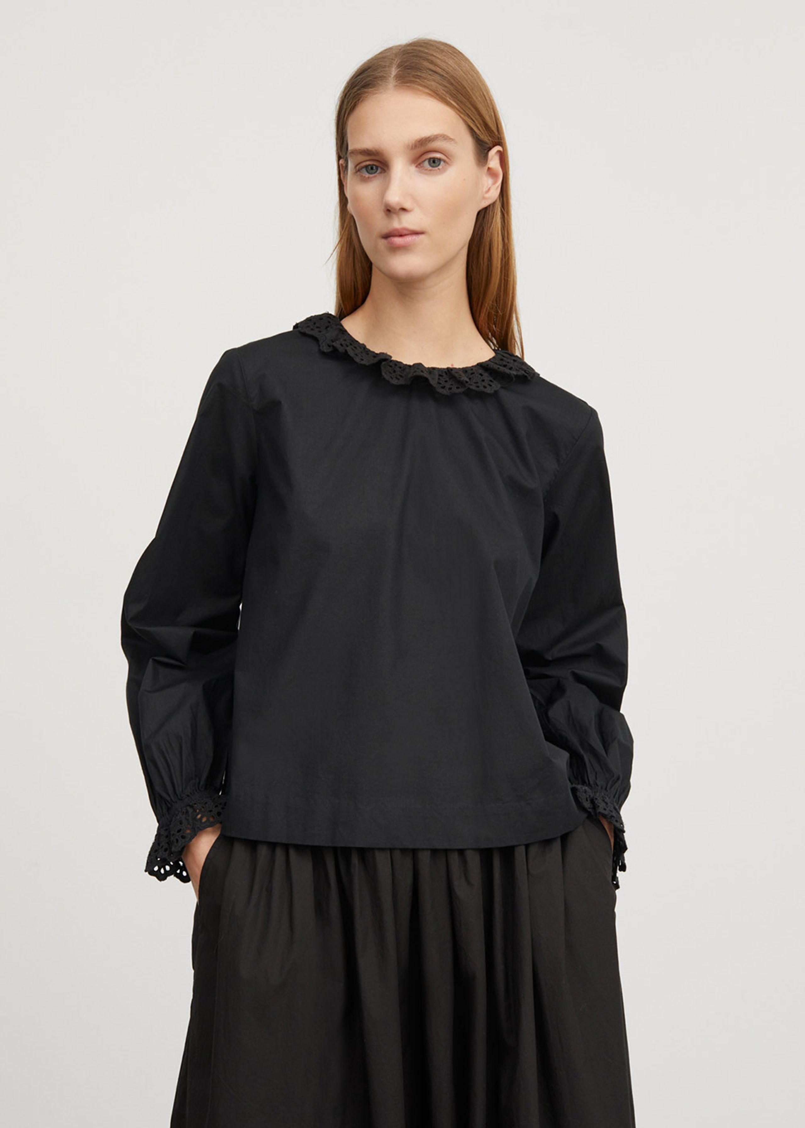 Skall Studio - Blouse - Cornflower Blouse - Black