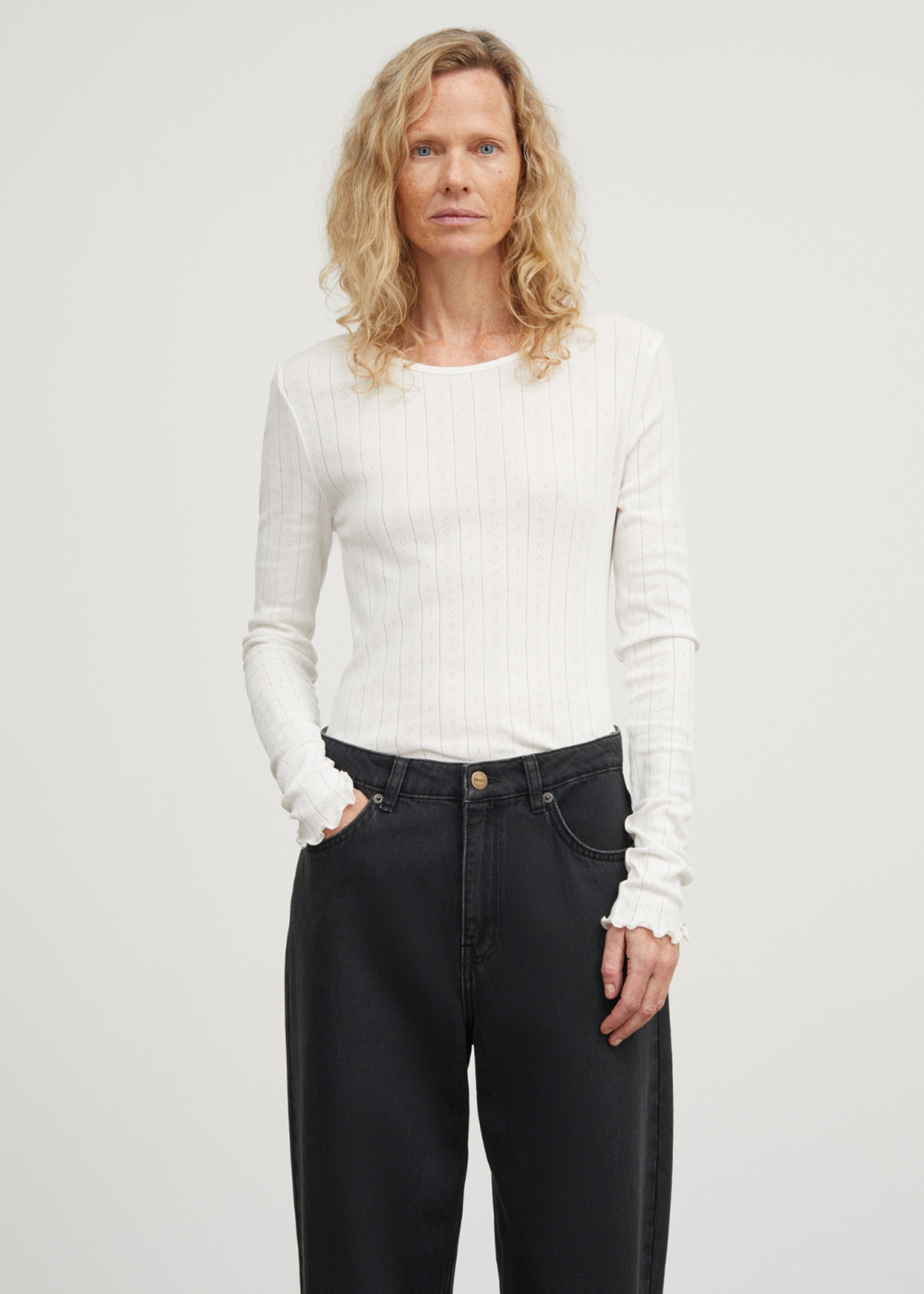 Skall Studio - Blouse - Edie Blouse - Off White