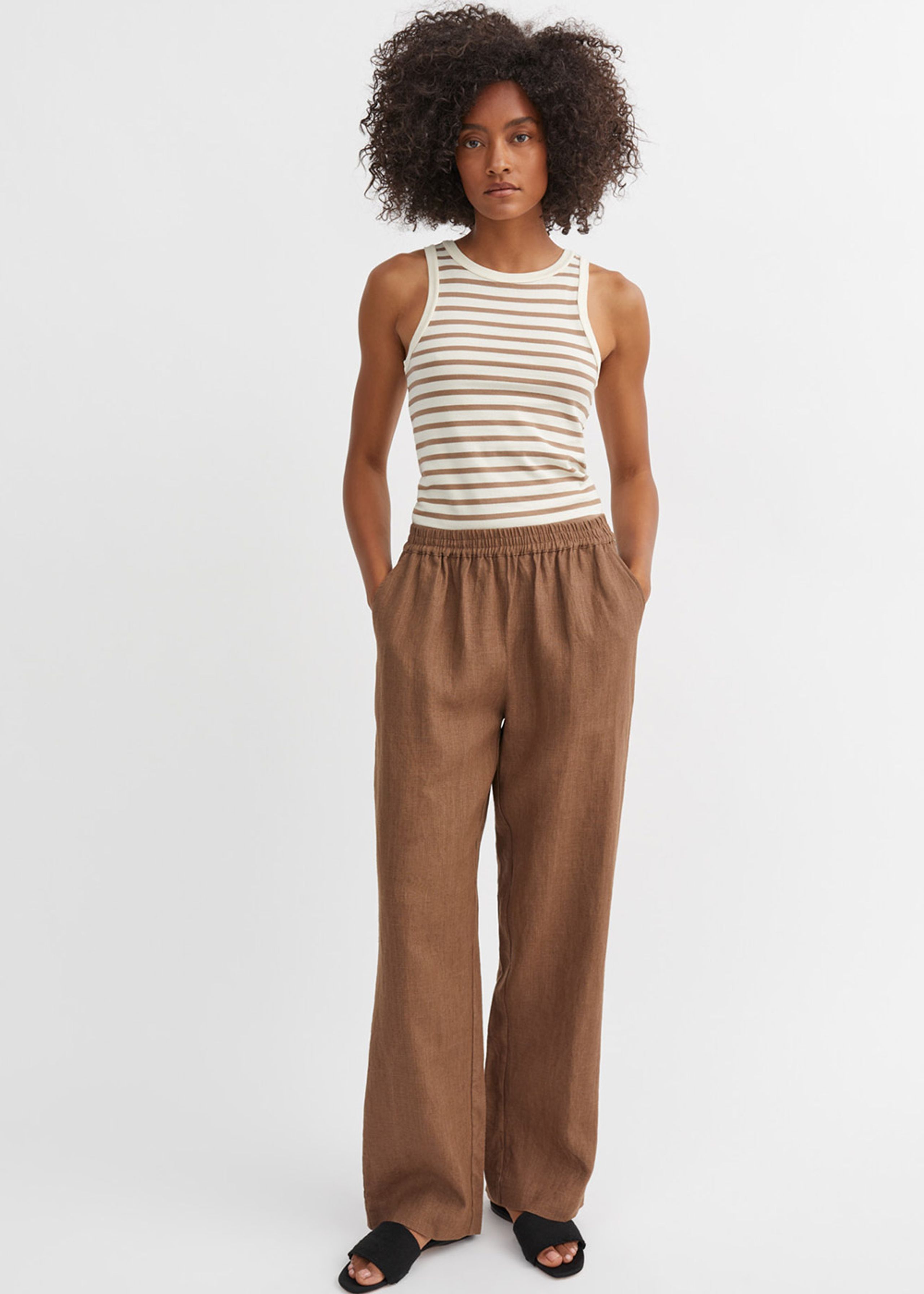 Skall Studio - Pantalon - Claudia Pants - Cedar brown