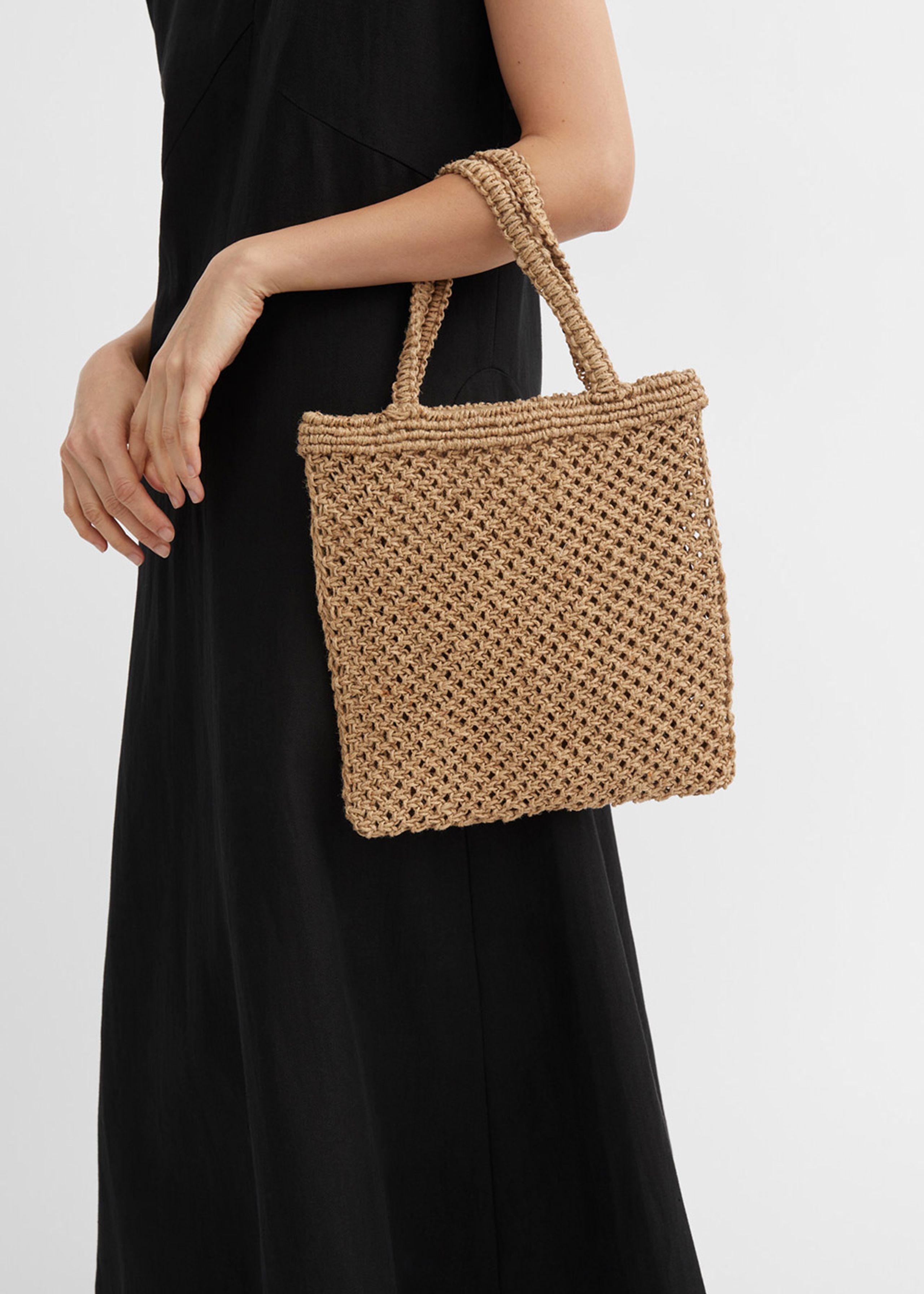 Skall Studio - Handtasche - Nura Straw Bag - Natural