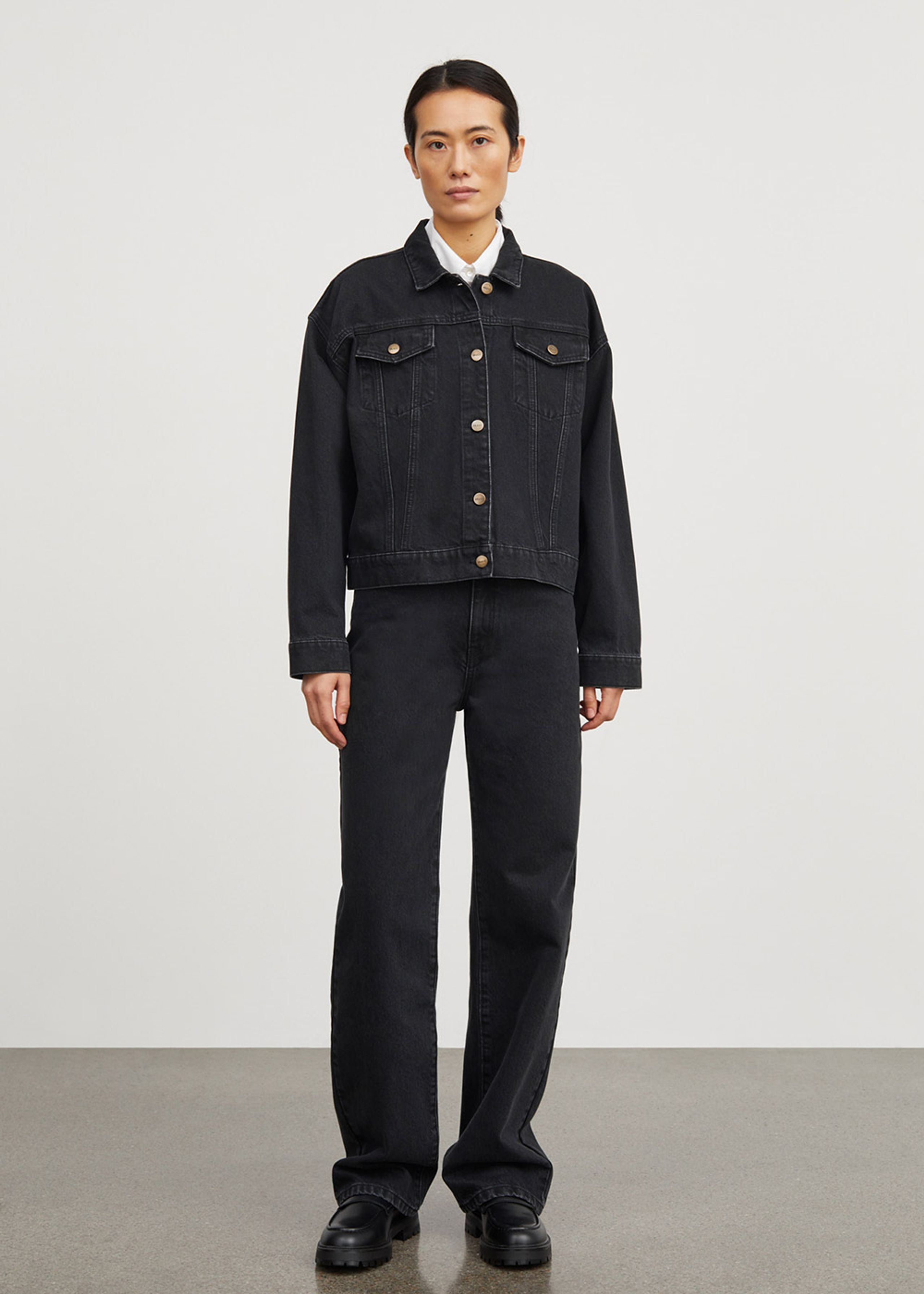 Skall Studio - Jacke - Inger Denim Jacket - Vintage black