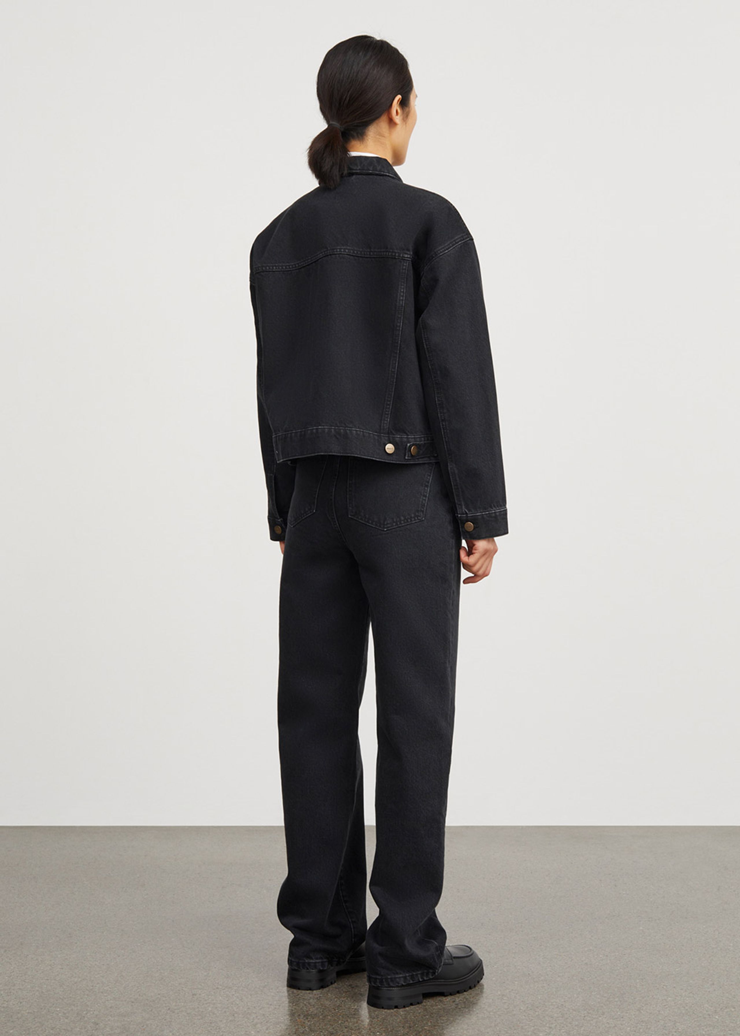 Skall Studio - Jacke - Inger Denim Jacket - Vintage black