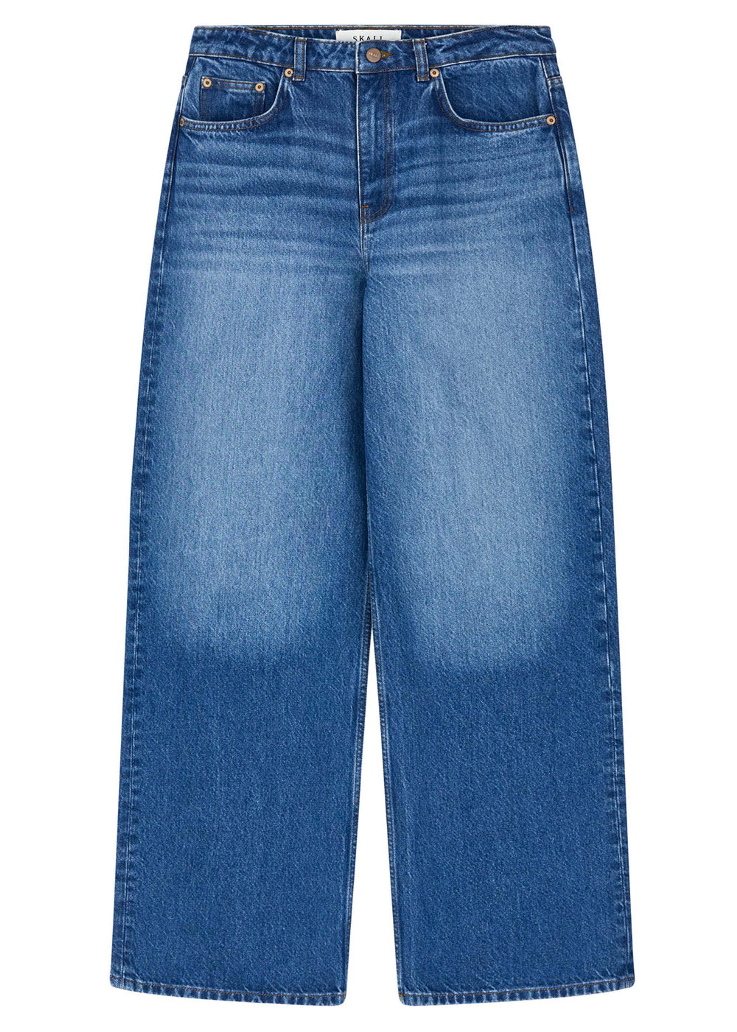 Skall Studio - Jeans - Willow Wide Jeans - Vintage washed blue