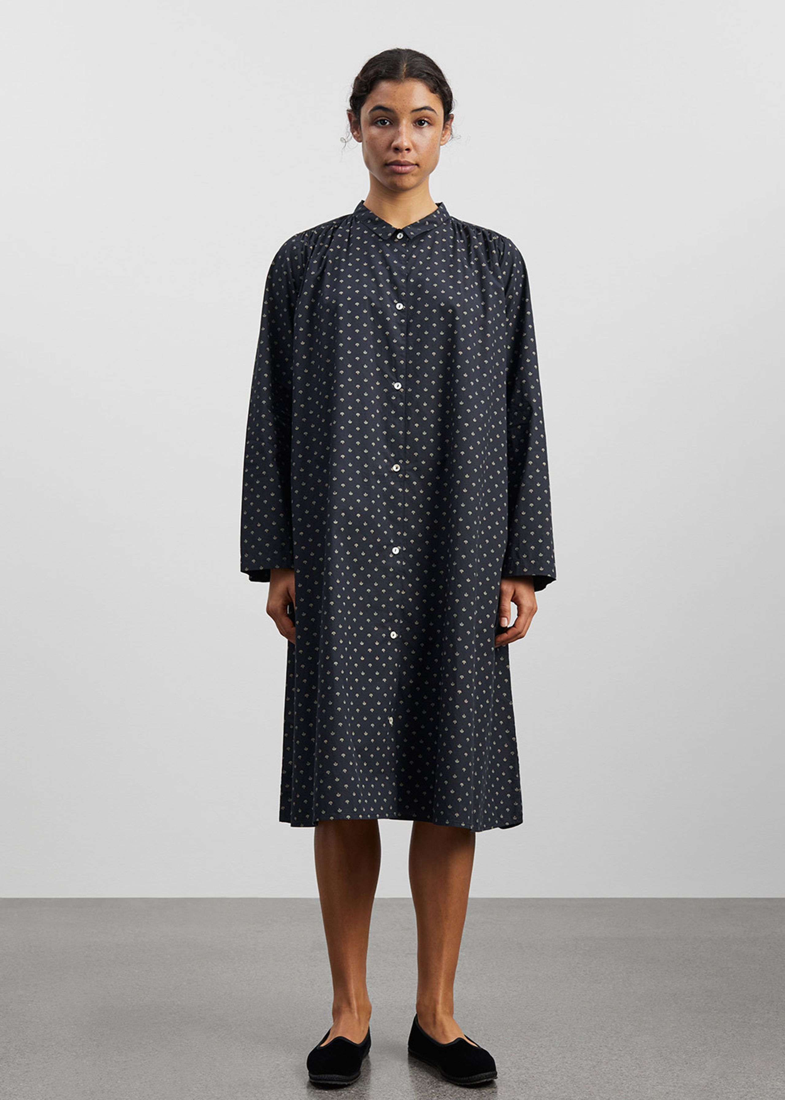 Skall Studio - Kleid - Jasmine Dress - Alistair Print/Midnight/Beige