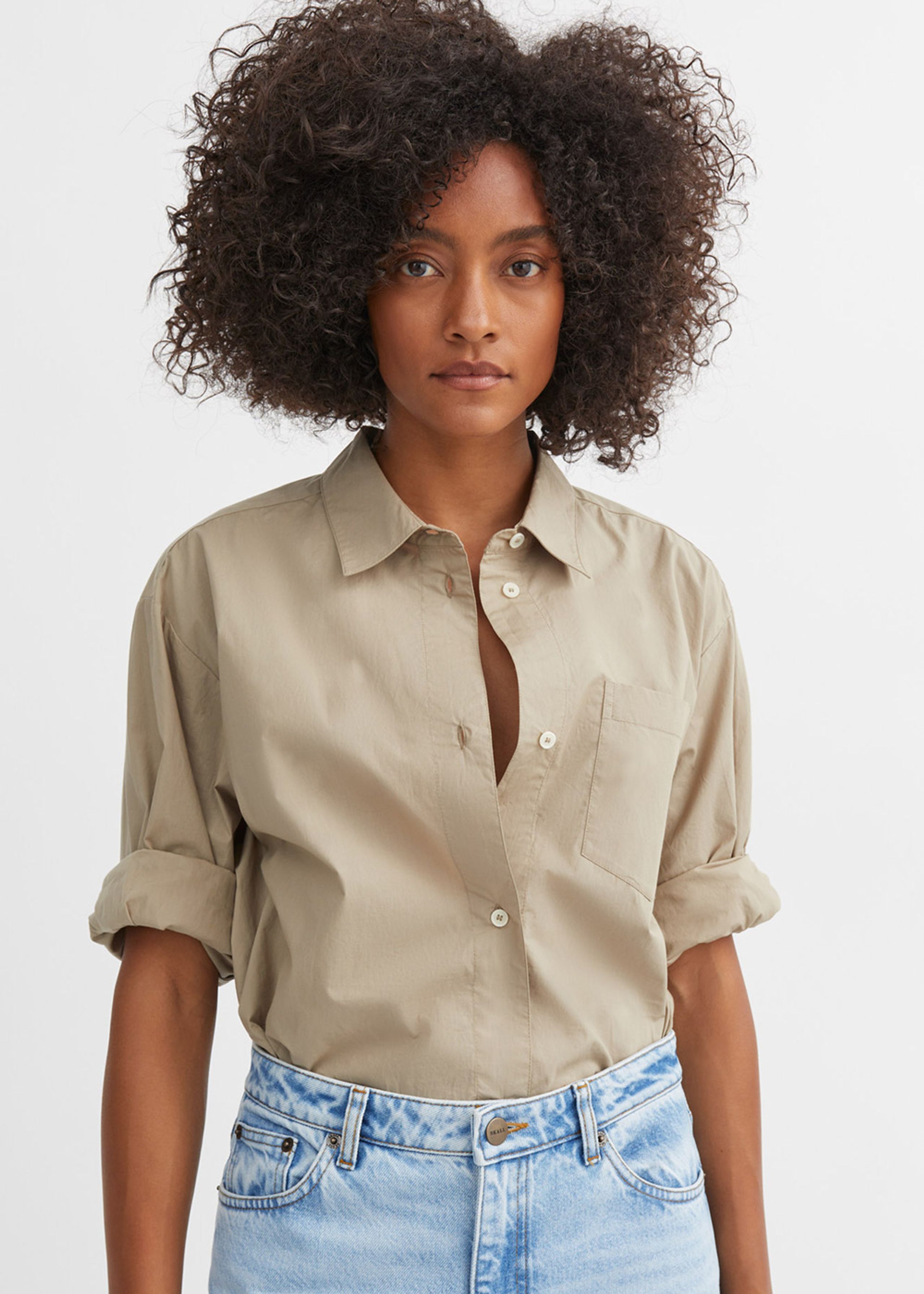 Skall Studio - Hemd - Edgar Shirt - Stone Moss