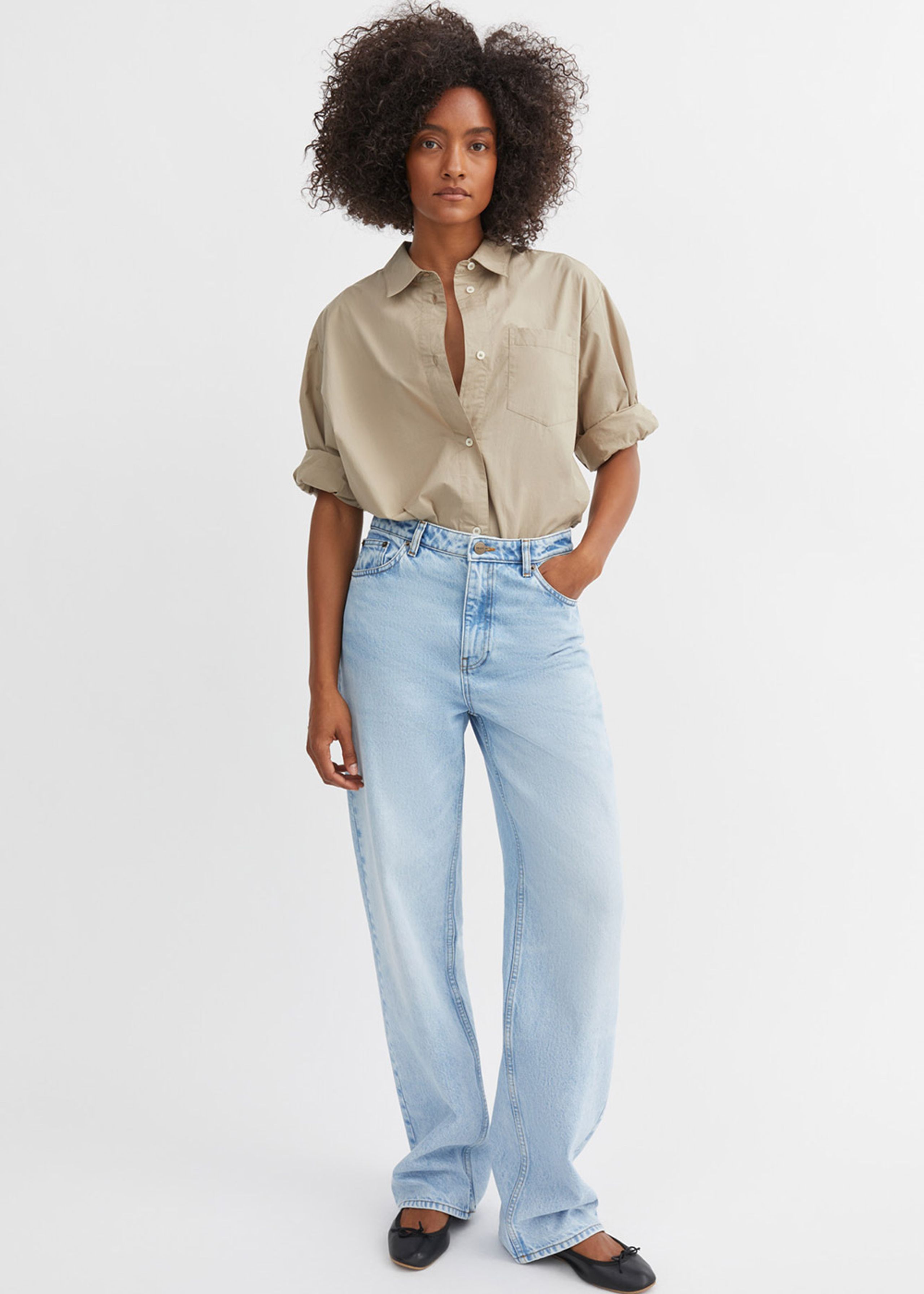 Skall Studio - Hemd - Edgar Shirt - Stone Moss